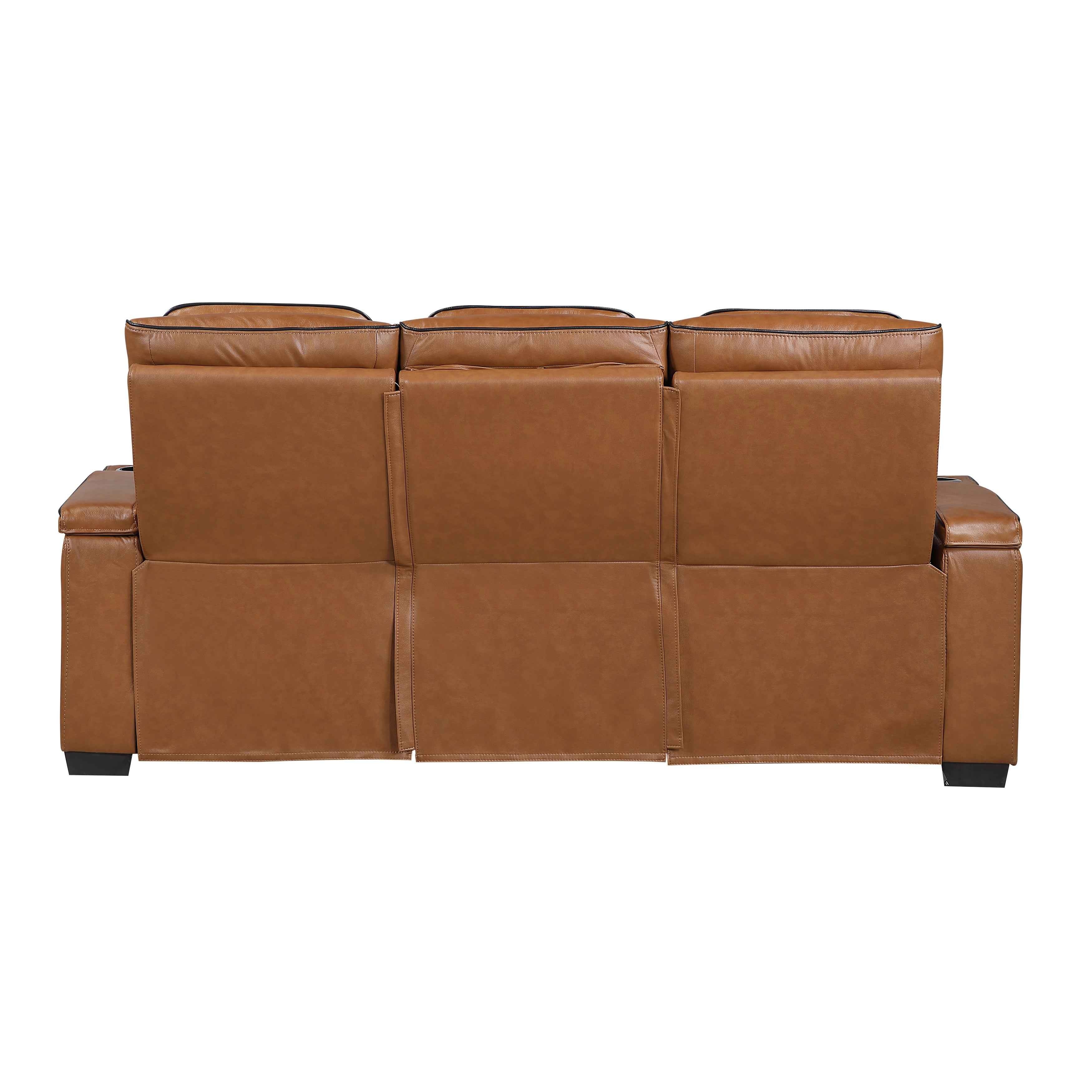 Cyber Brown 3-Piece Power Reclining Living Room Set - Image 4
