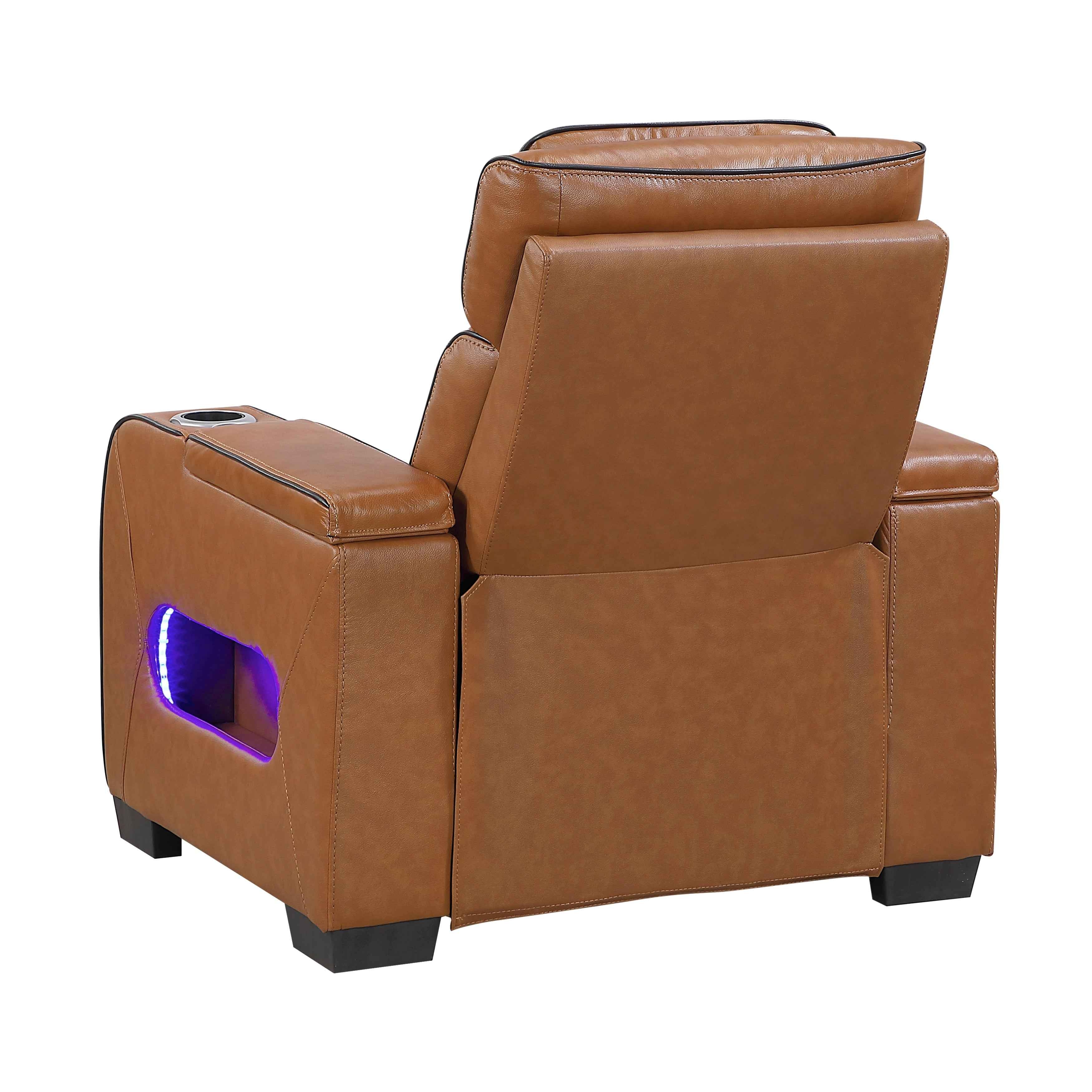 Cyber Brown Power Reclining Living Room Set - Image 20
