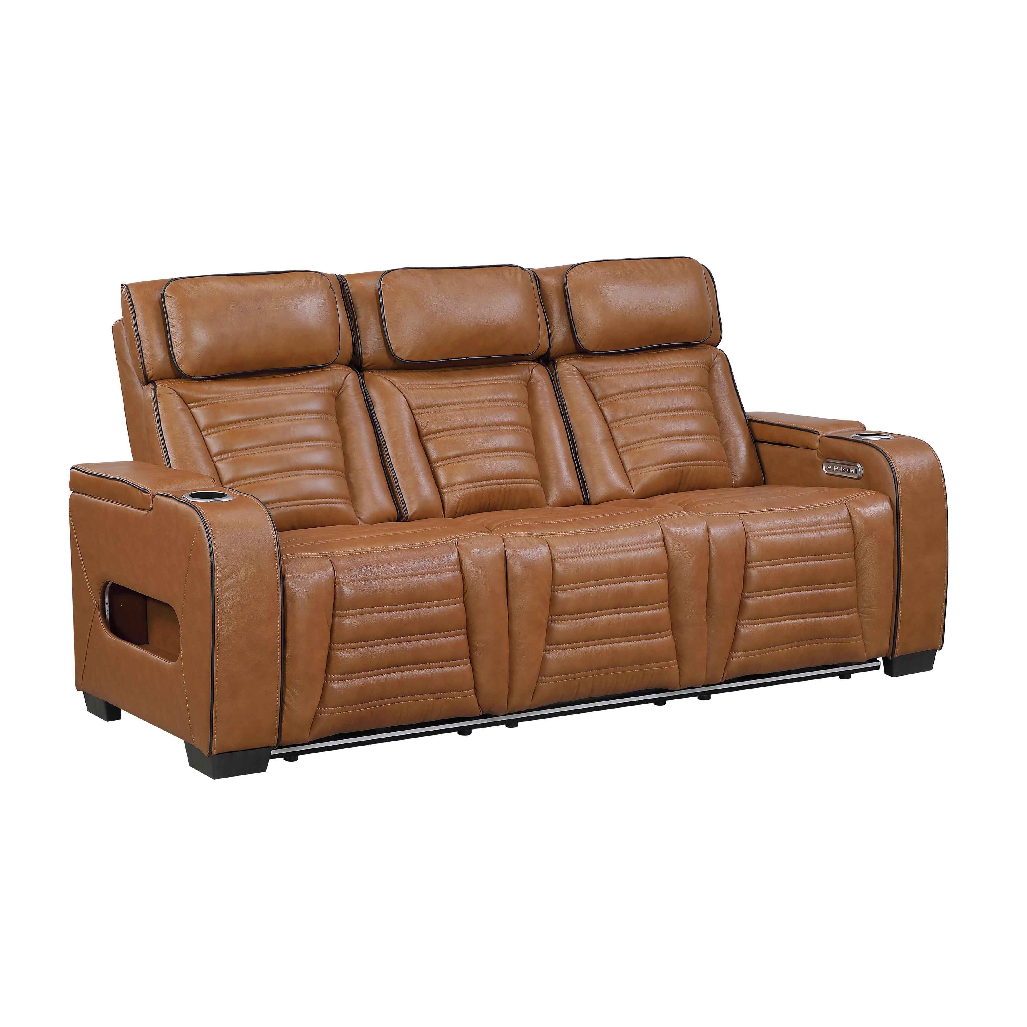 Cyber Brown Power Reclining Living Room Set - Image 3