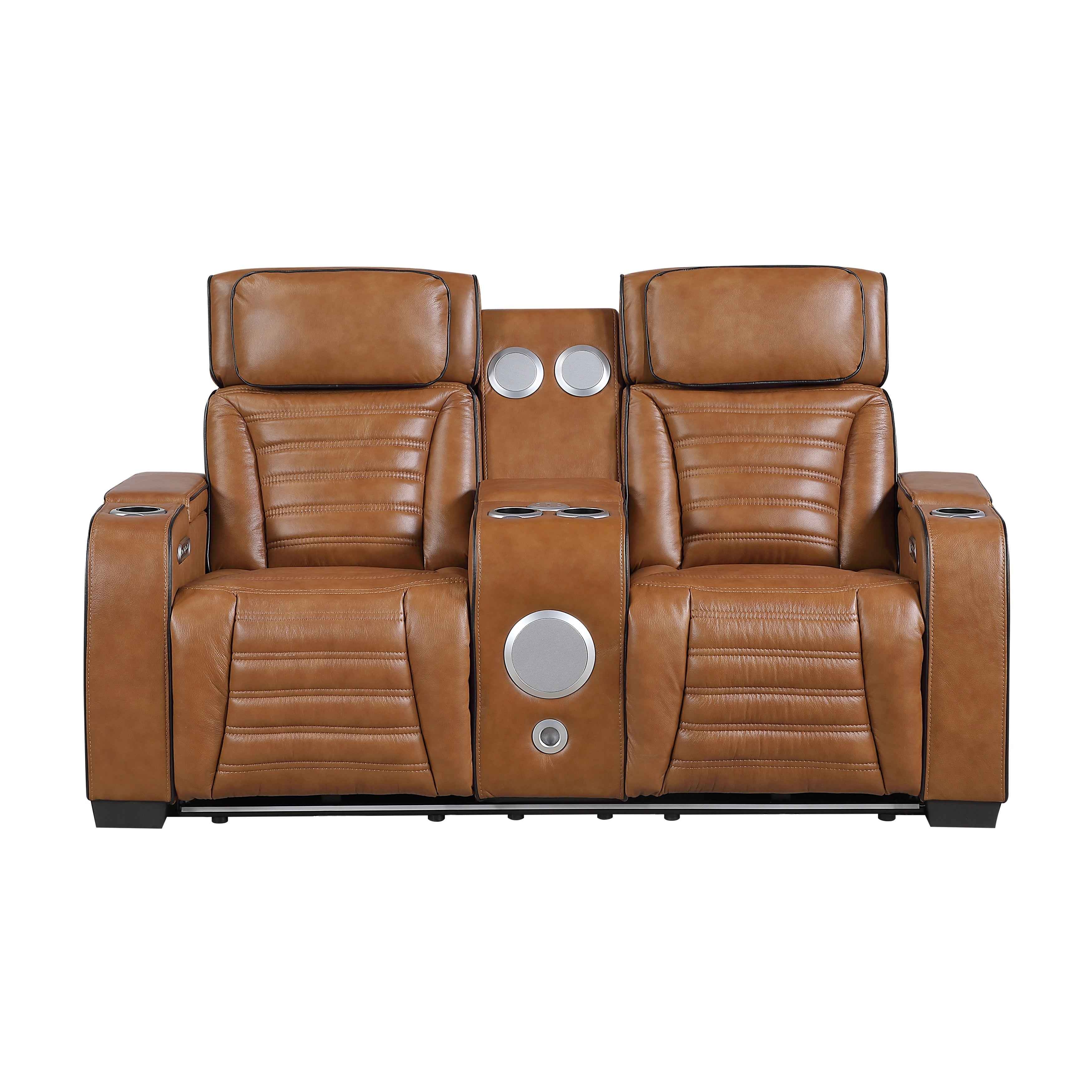 Cyber Brown Power Reclining Living Room Set - Image 8