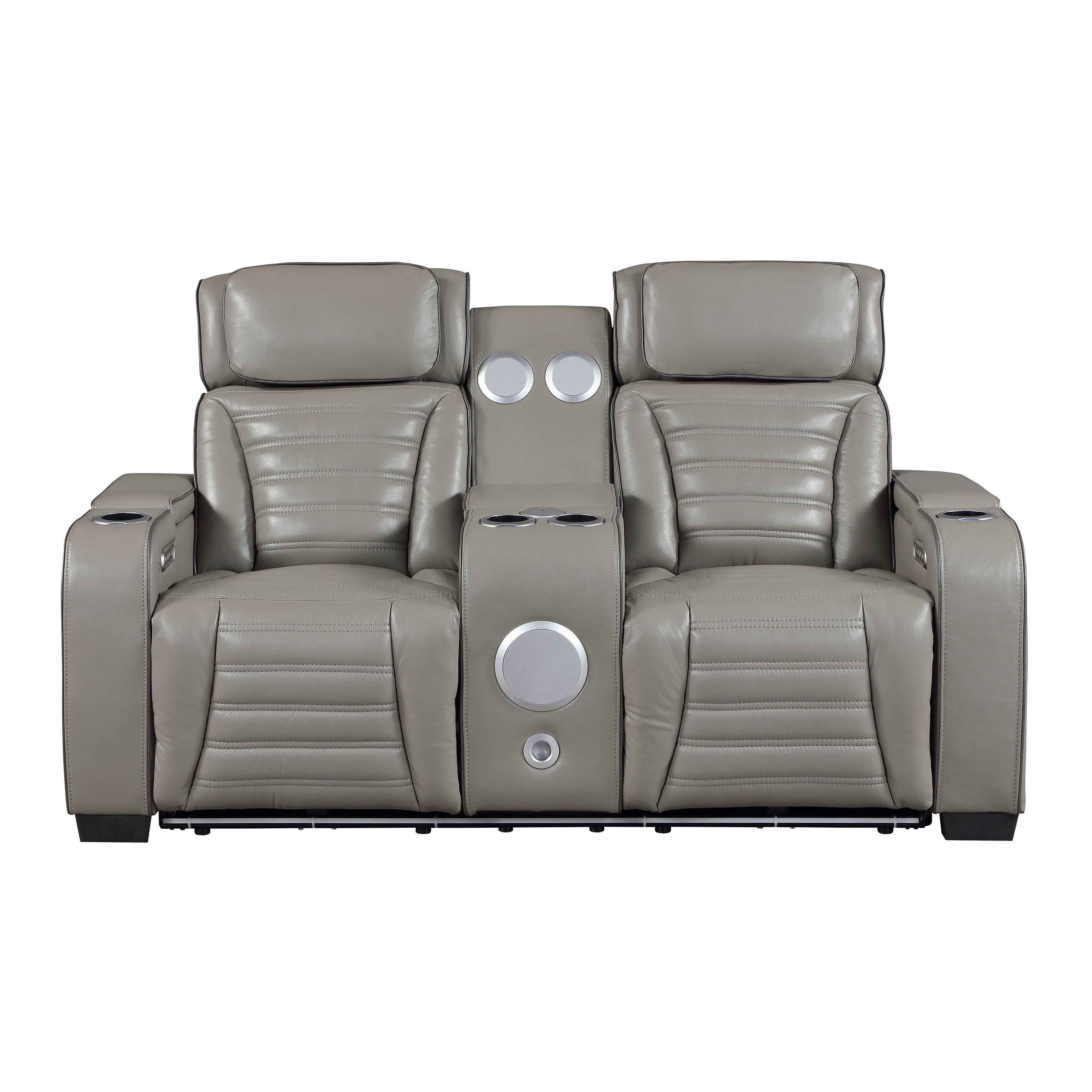 Cyber Gray 3-Piece Power Reclining Living Room Set - Image 10