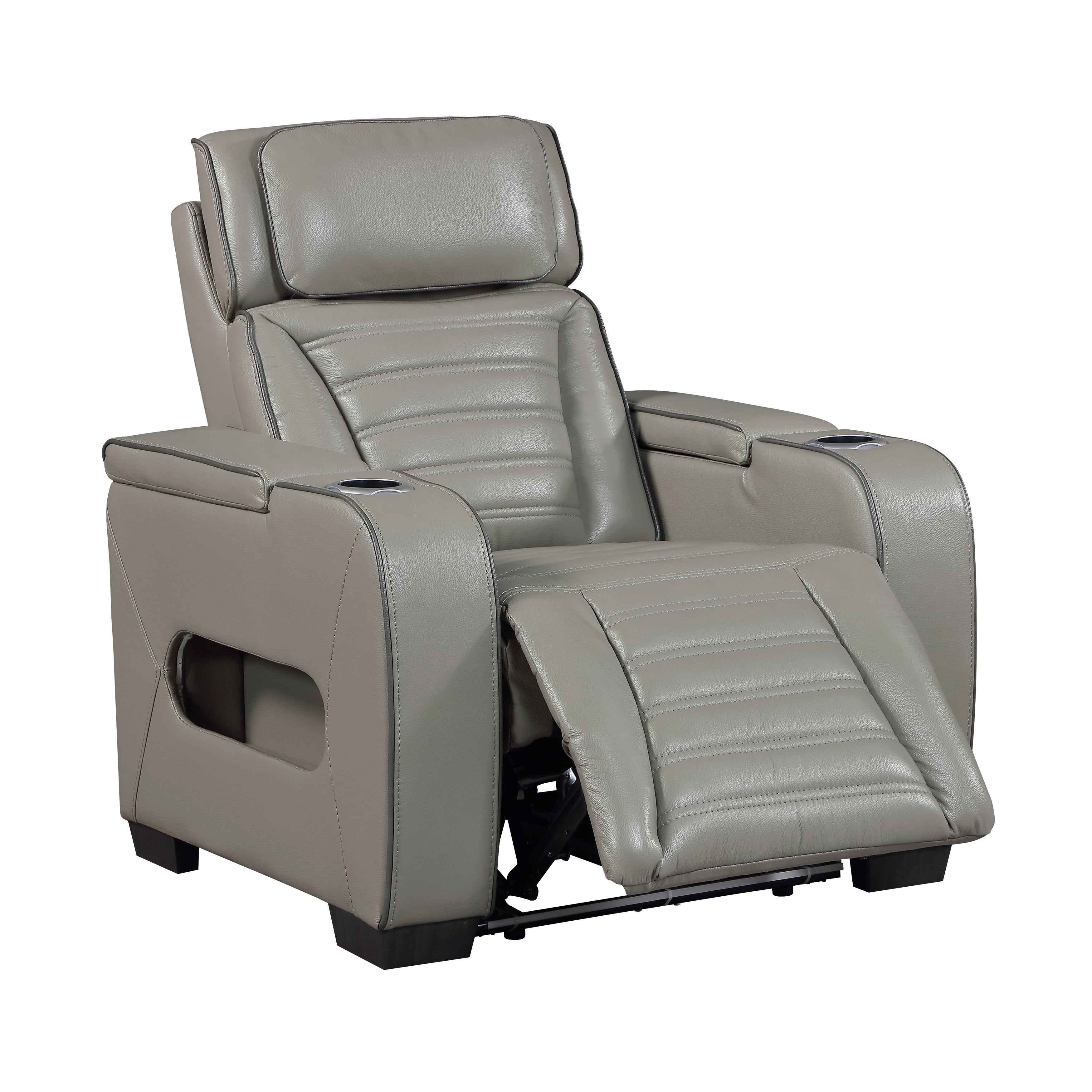 Cyber Gray 3-Piece Power Reclining Living Room Set - Image 24