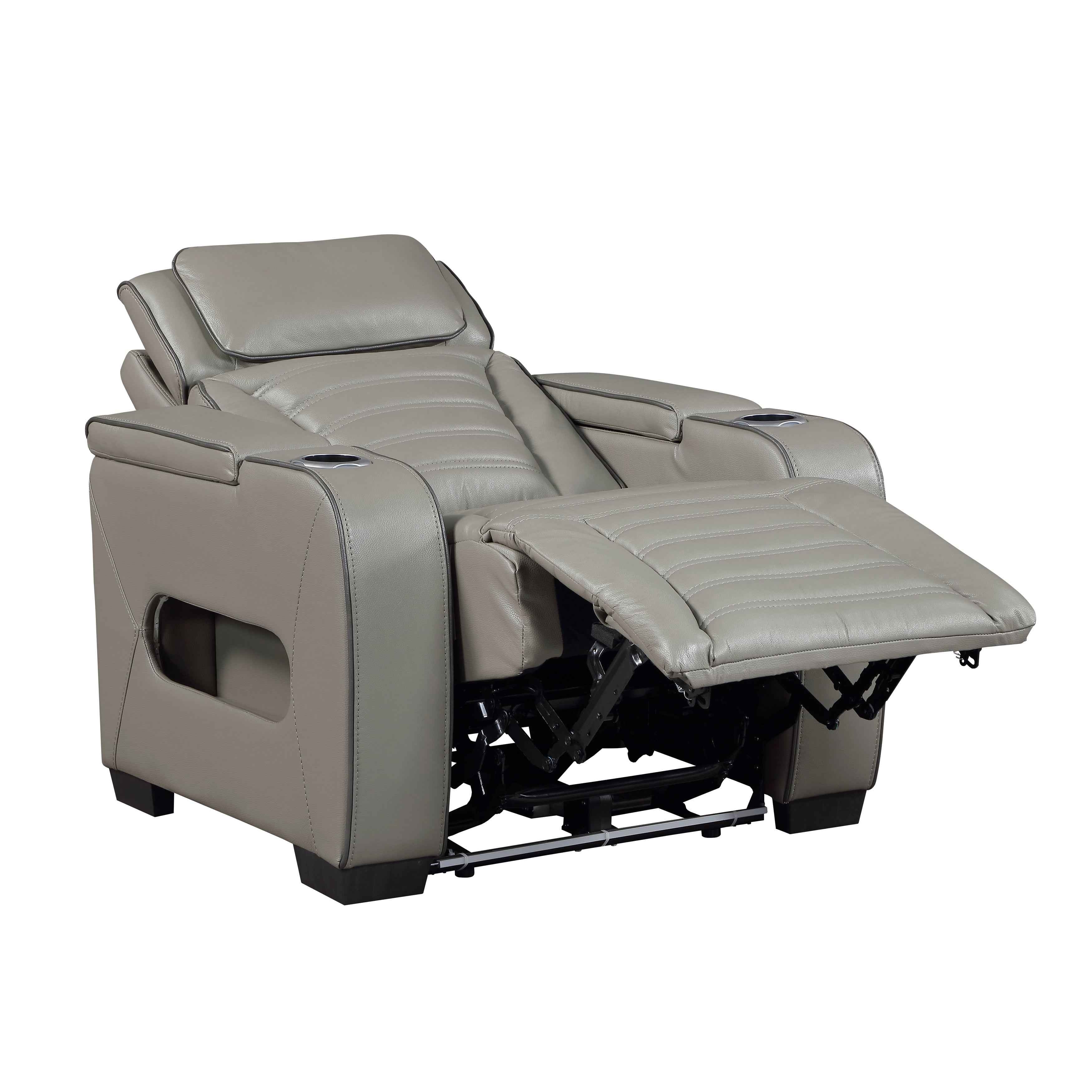 Cyber Gray 3-Piece Power Reclining Living Room Set - Image 26