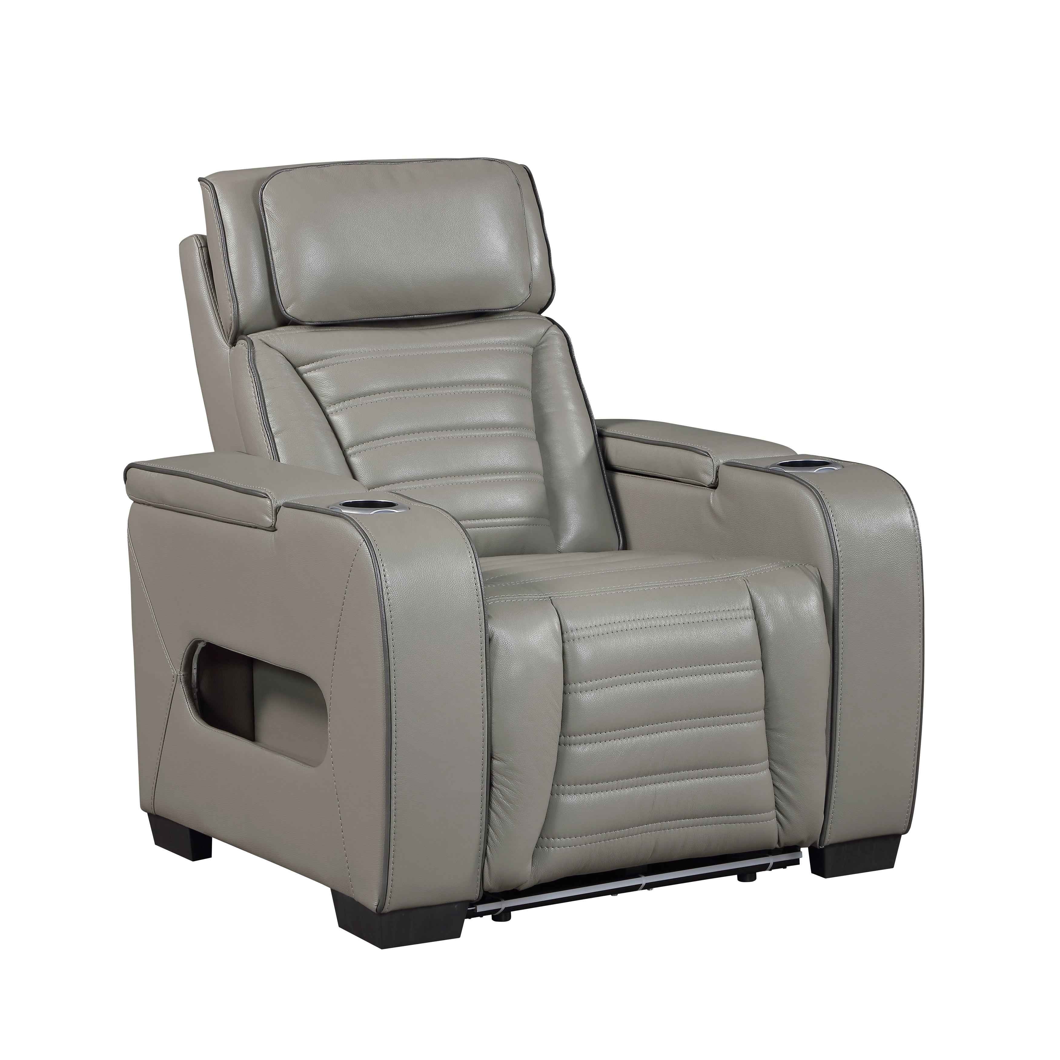 Cyber Gray Power Reclining Living Room Set - Image 20