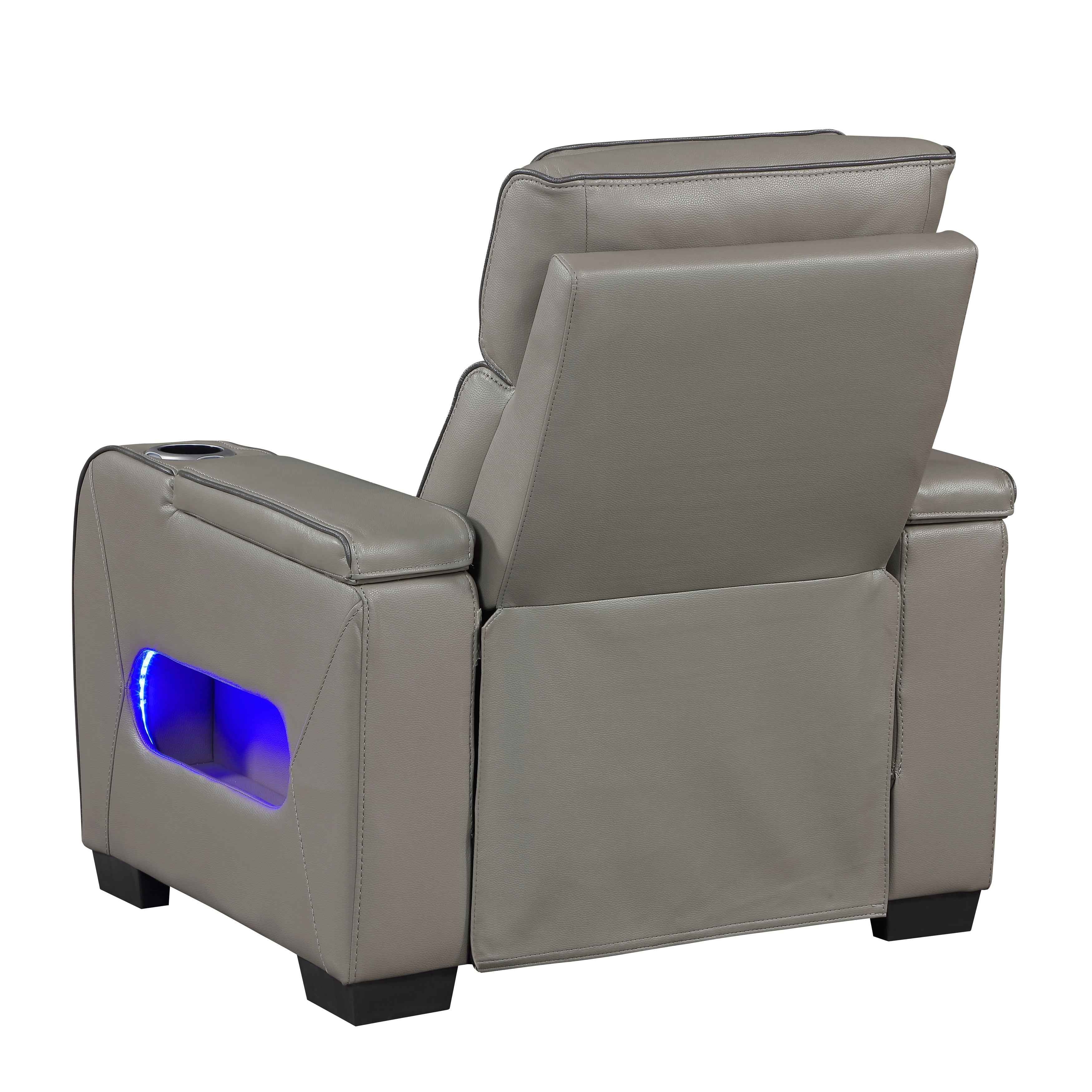 Cyber Gray Power Reclining Living Room Set - Image 22