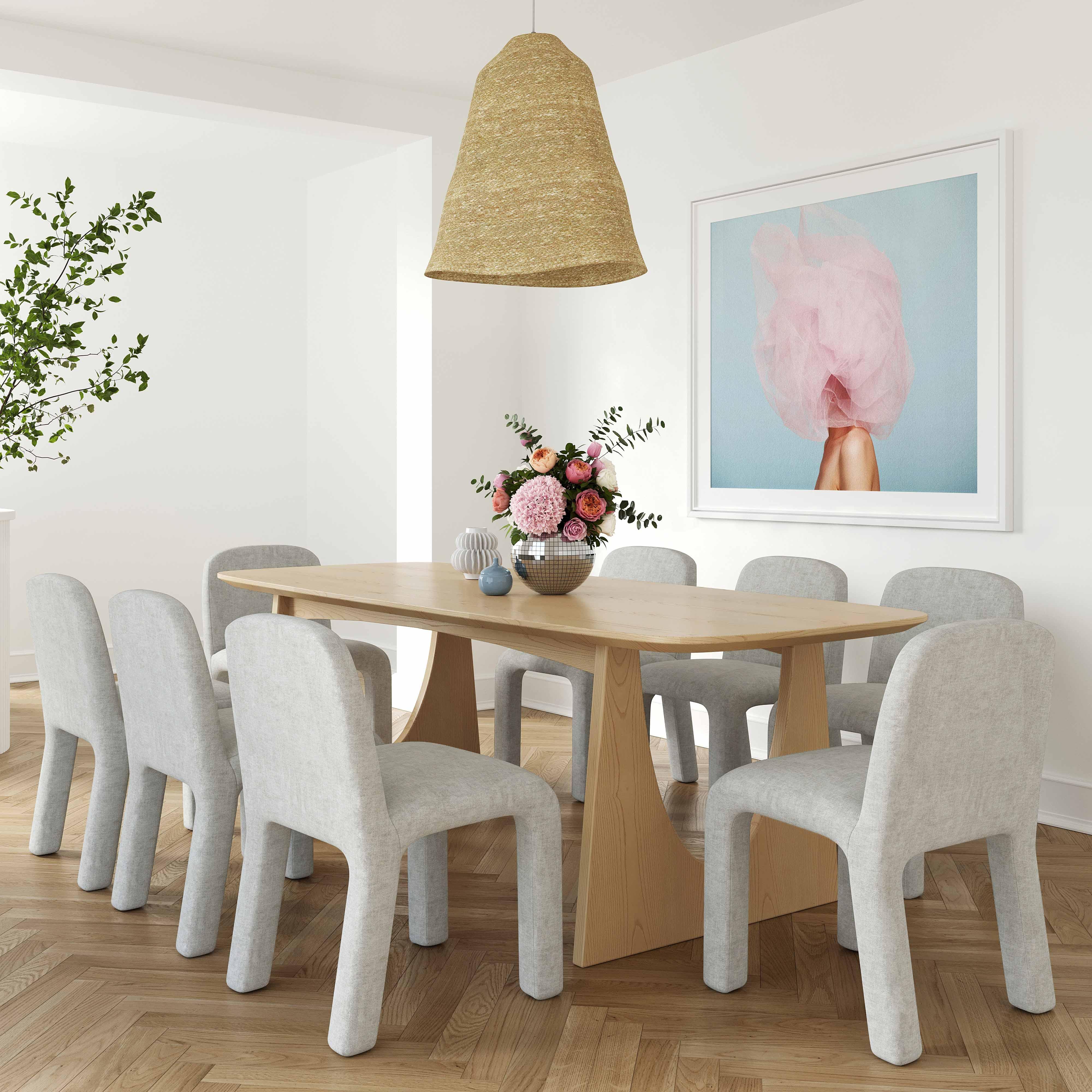 Cybill Natural Ash Rectangular Dining Table - Image 2