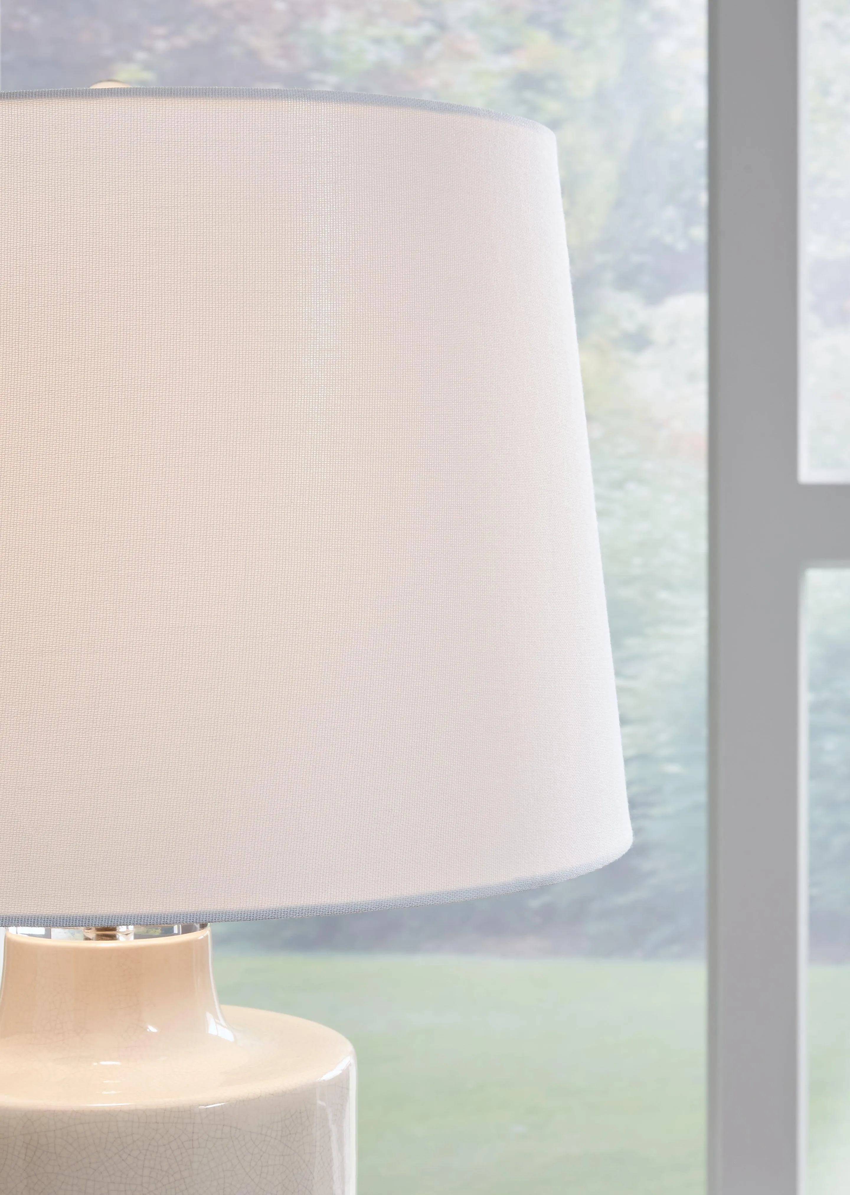 Cylener Off White Table Lamp - Image 2