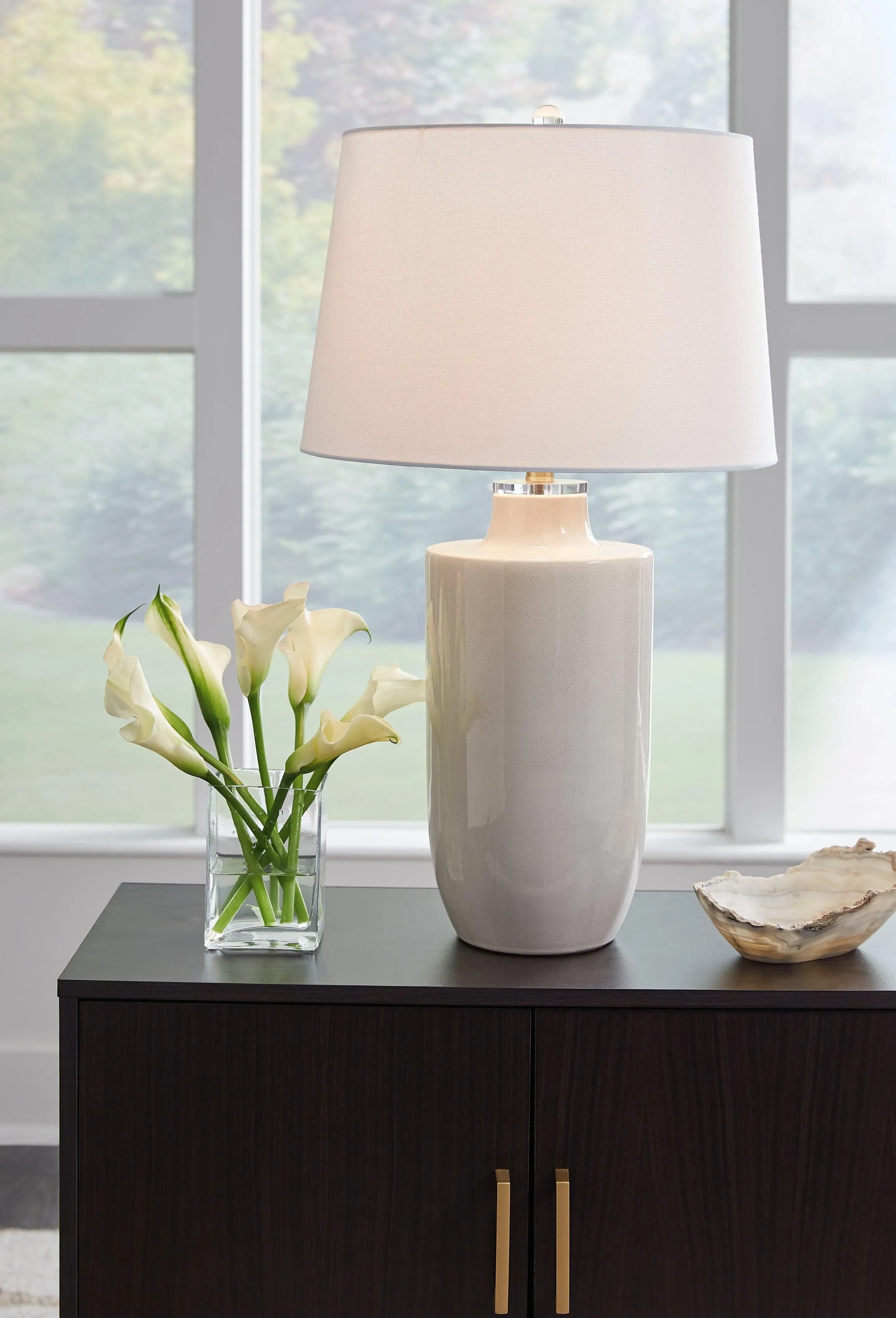 Cylener Off White Table Lamp - Image 5