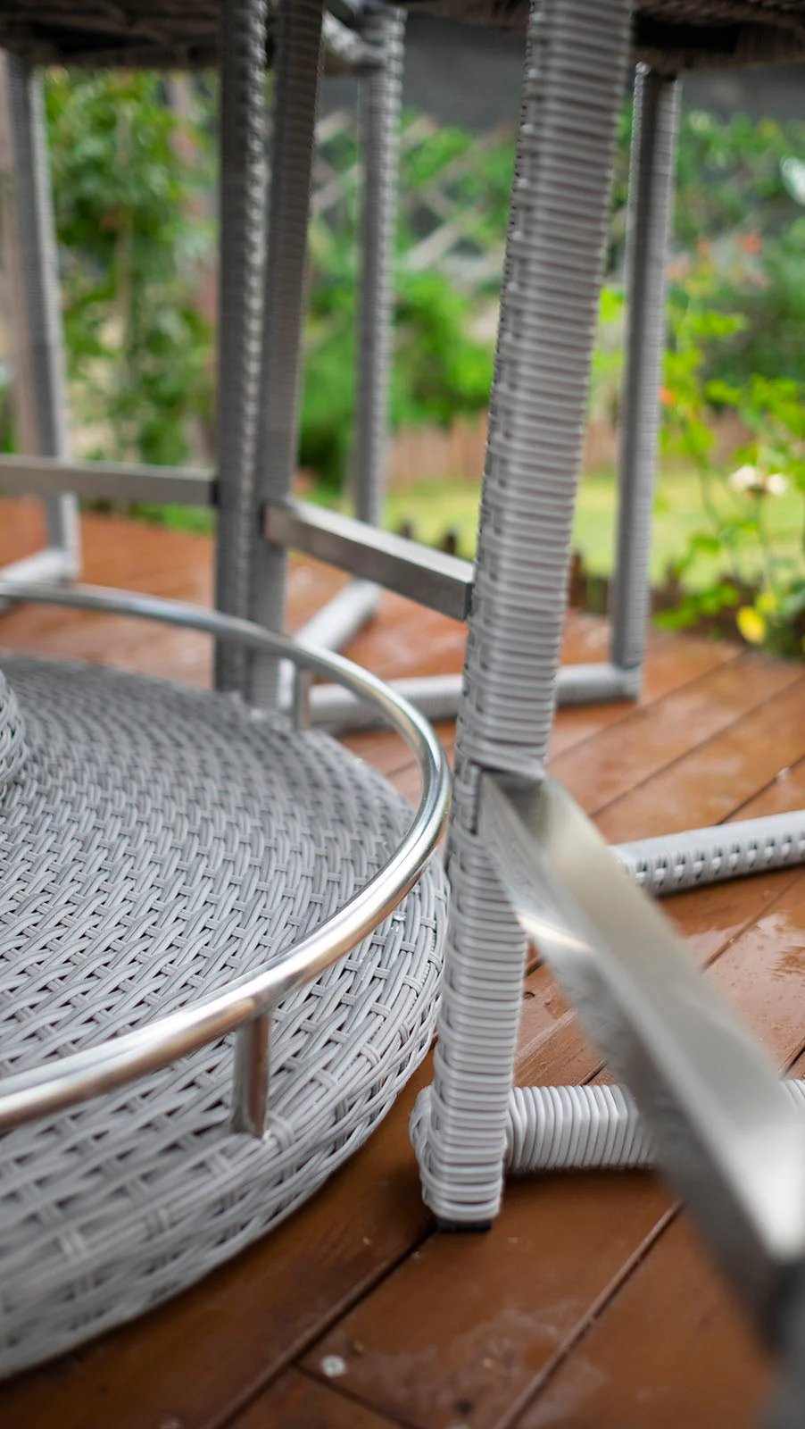 Cyprus Gray Round Bar Table - Image 5