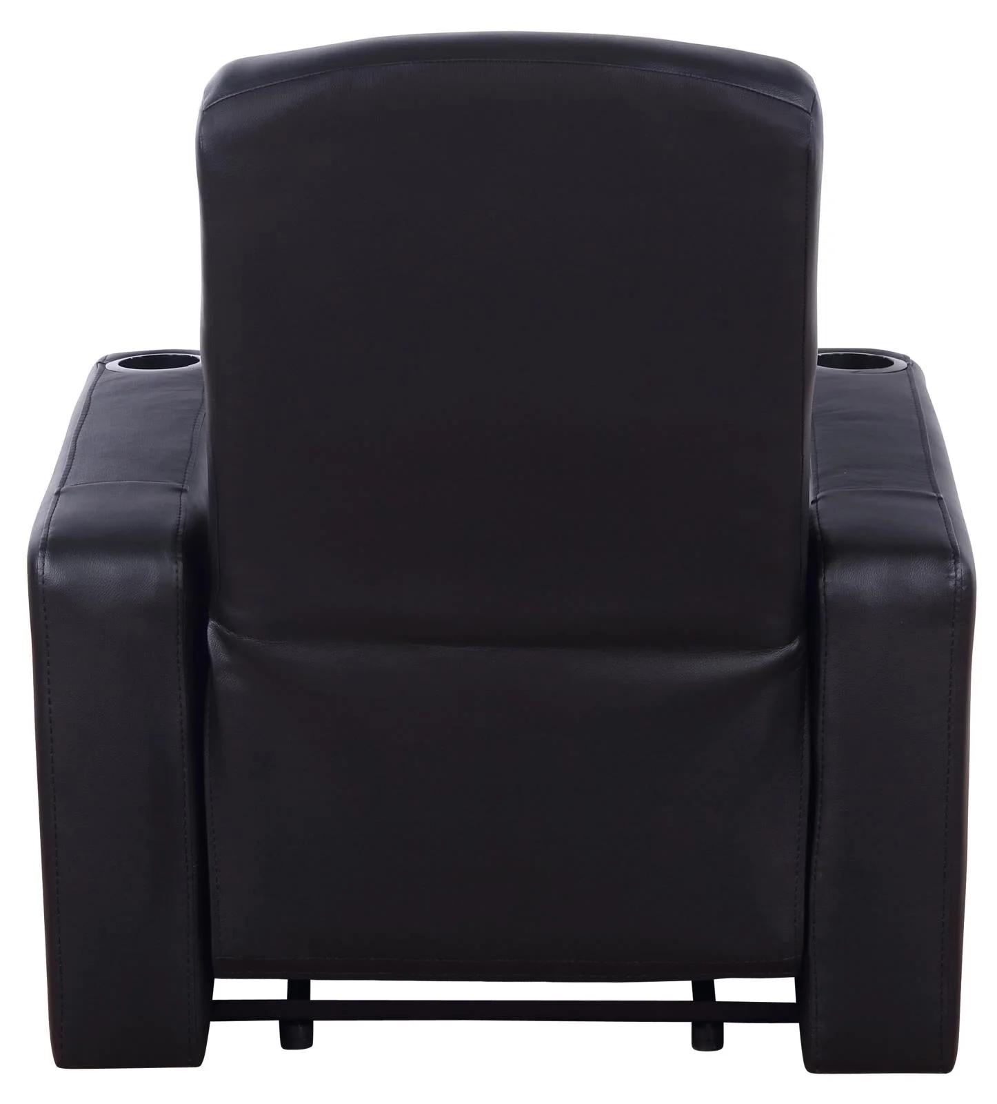Cyrus Black Upholstered 3-Piece Reclining Living Room Set - Image 6