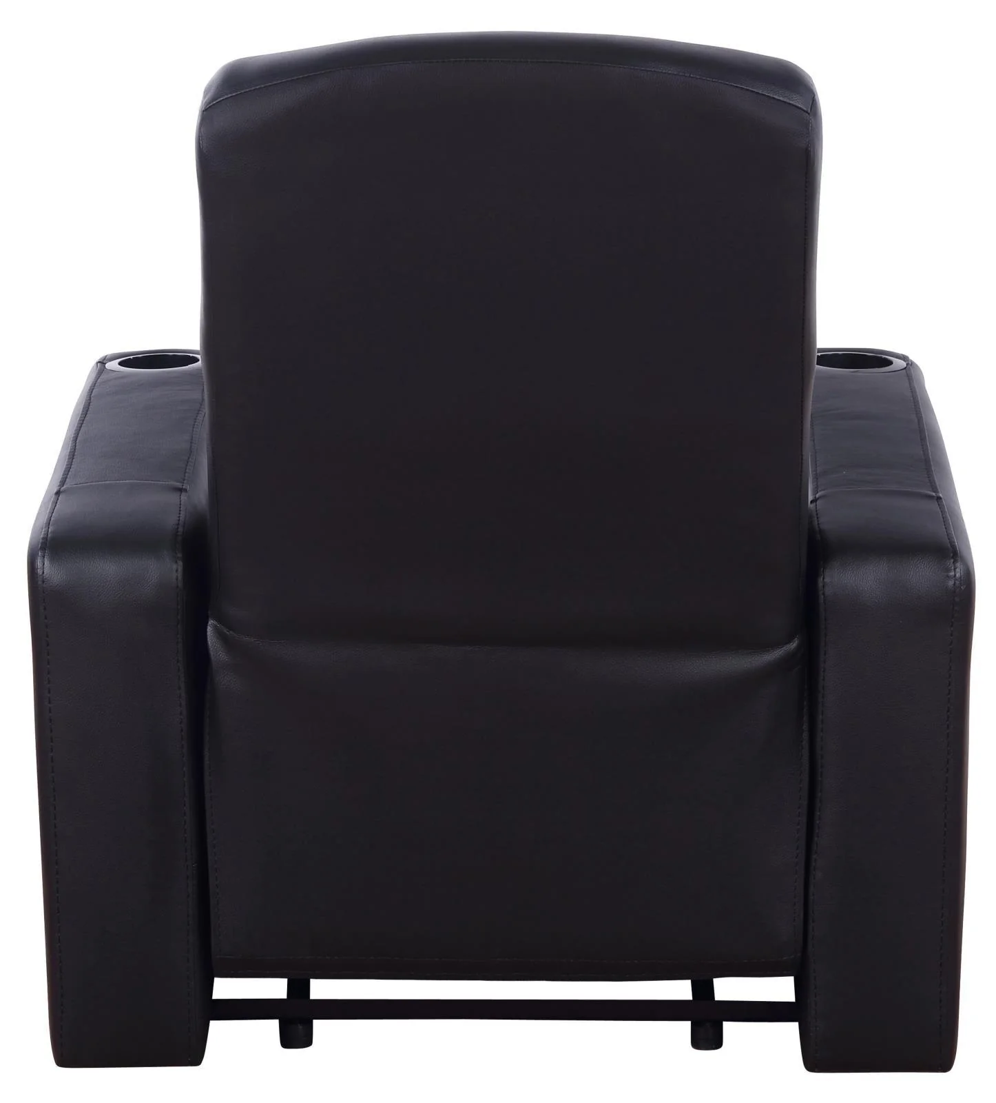 Cyrus Black Upholstered 5-Piece Reclining Living Room Set - Image 6