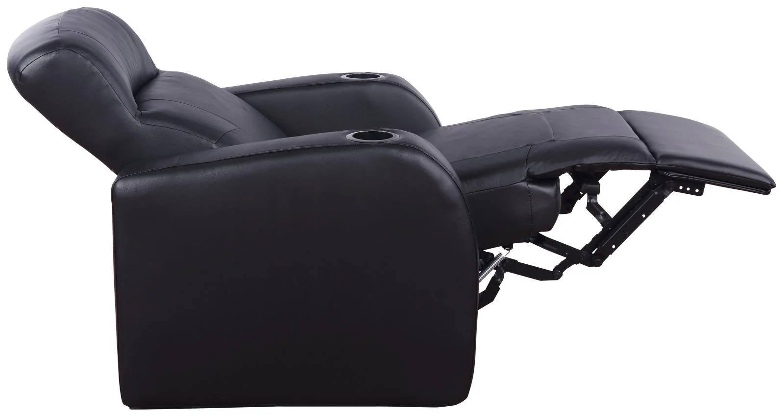 Cyrus Black Upholstered 5-Piece Reclining Living Room Set - Image 8