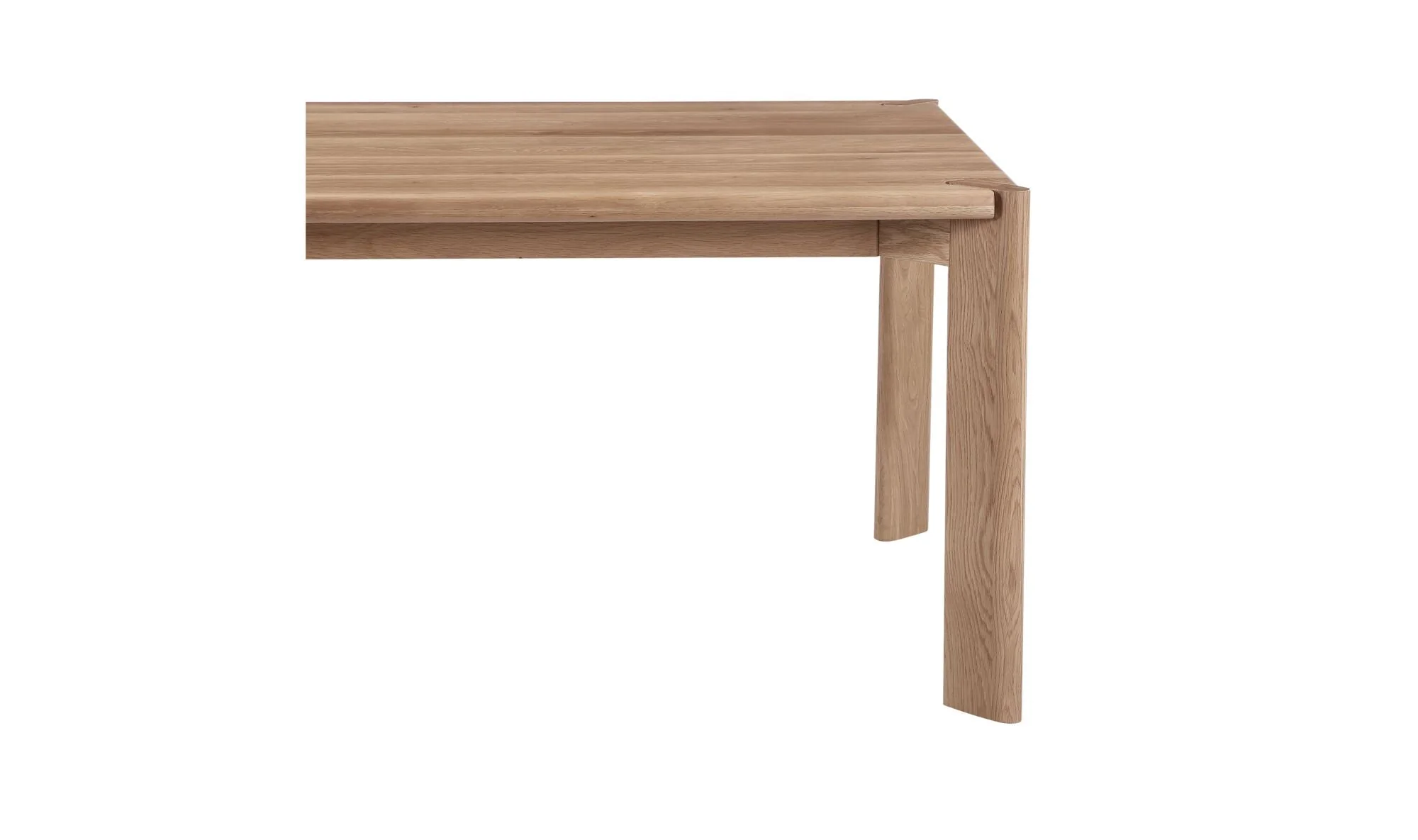 Daifuku Large Dining Table Brushed Natural Oak - Image 6