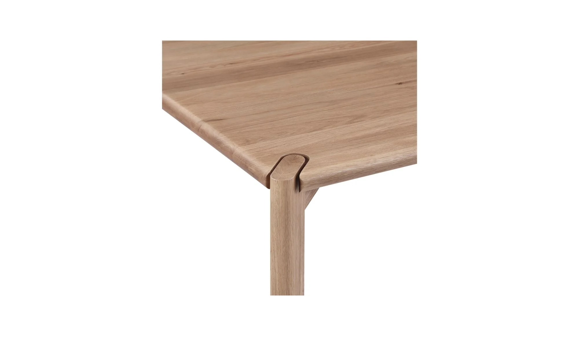 Daifuku Large Dining Table Brushed Natural Oak - Image 7