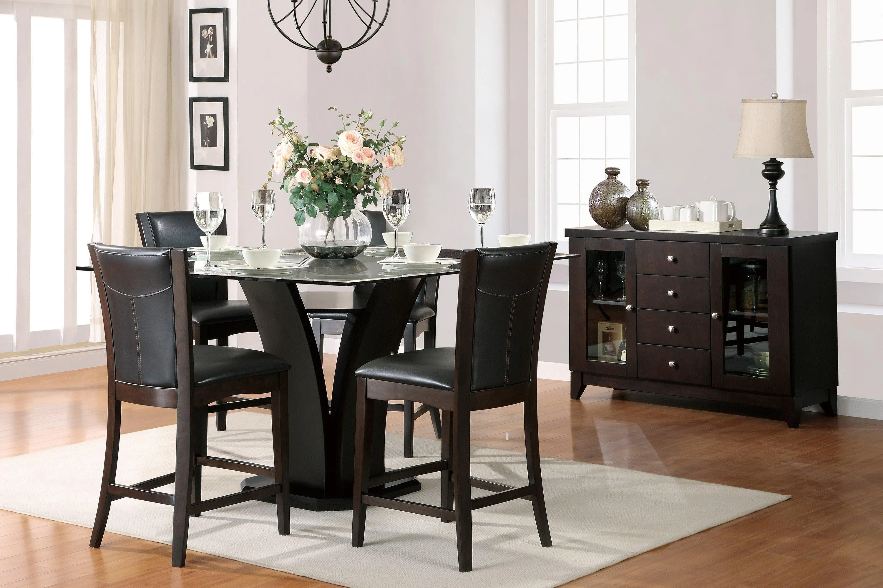 Daisy Dark Brown Server - Image 4
