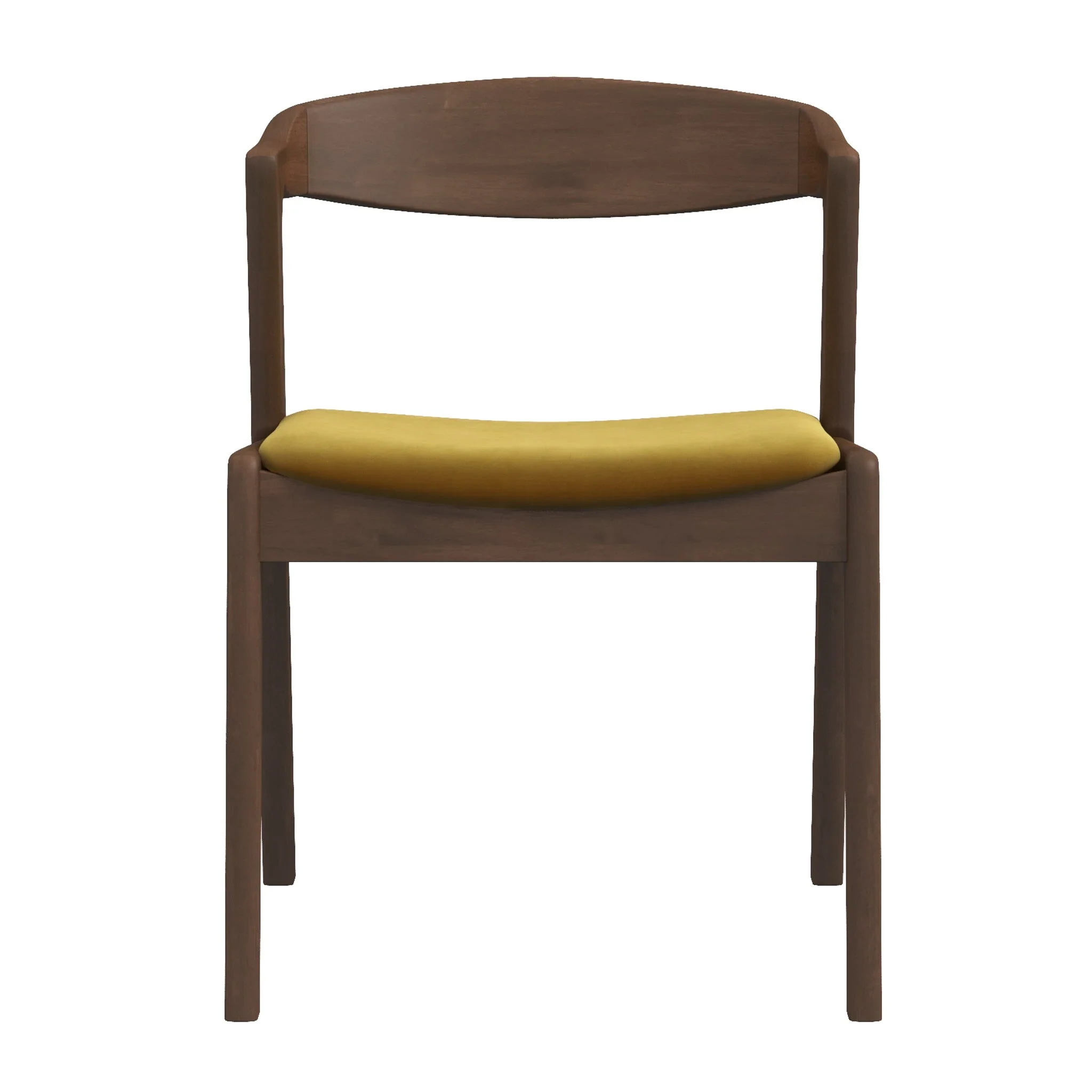 Dakota Dark Yellow Velvet Dining Chair (Set Of 2) - Image 8