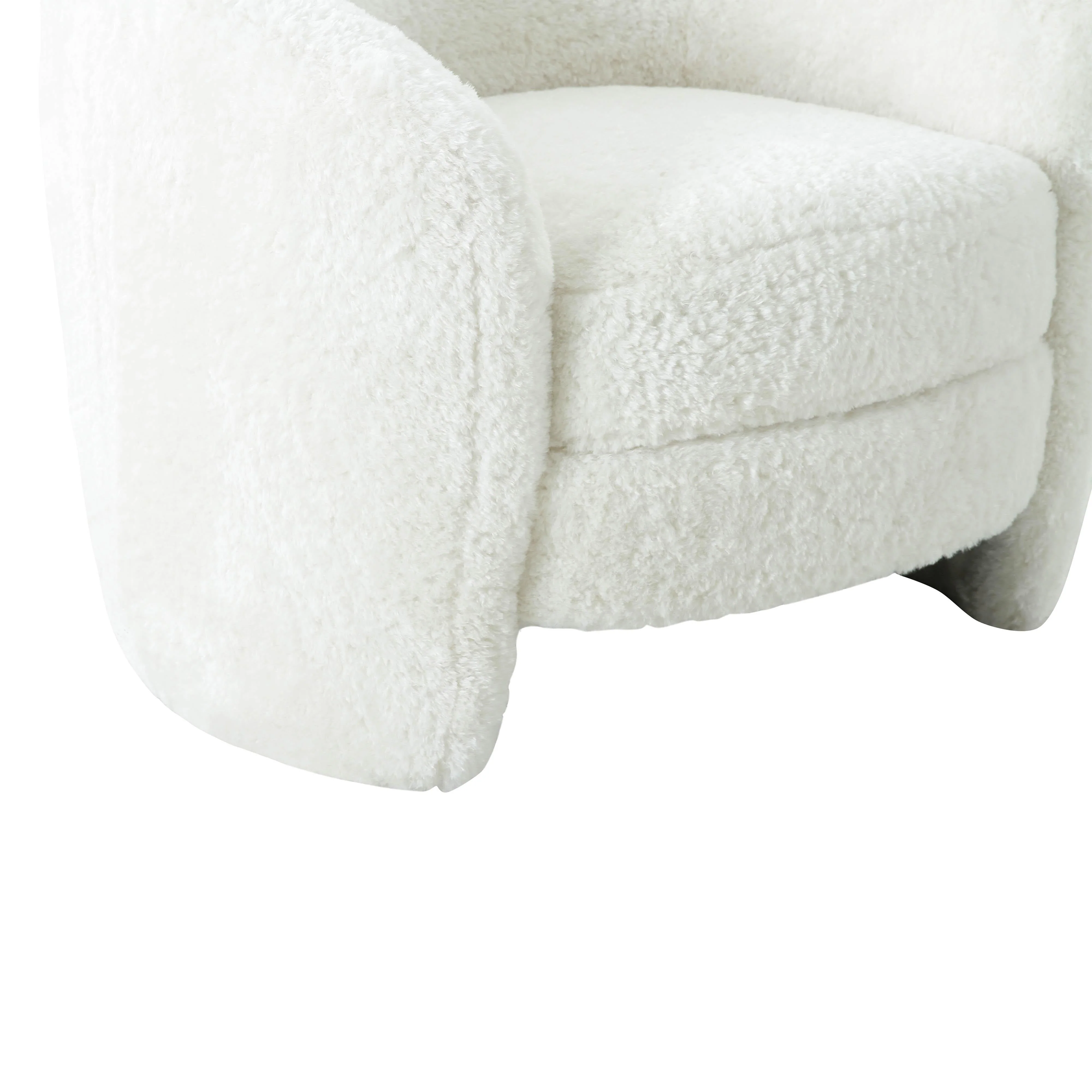 Dakota Faux Shearling Armchair - Image 4