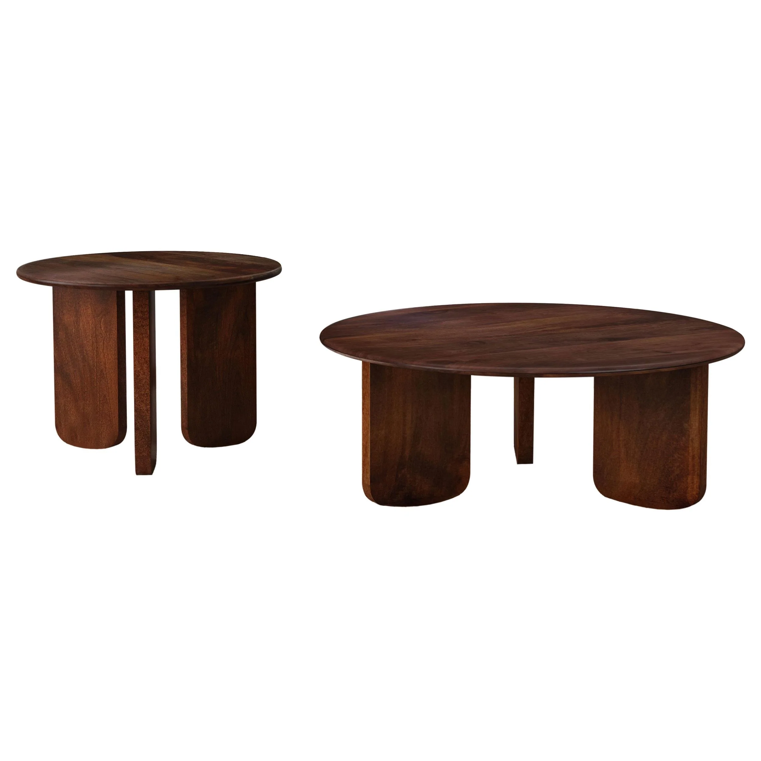 Dale Brown 2-Piece Solid Wood Coffee and End Table Set - Image 2