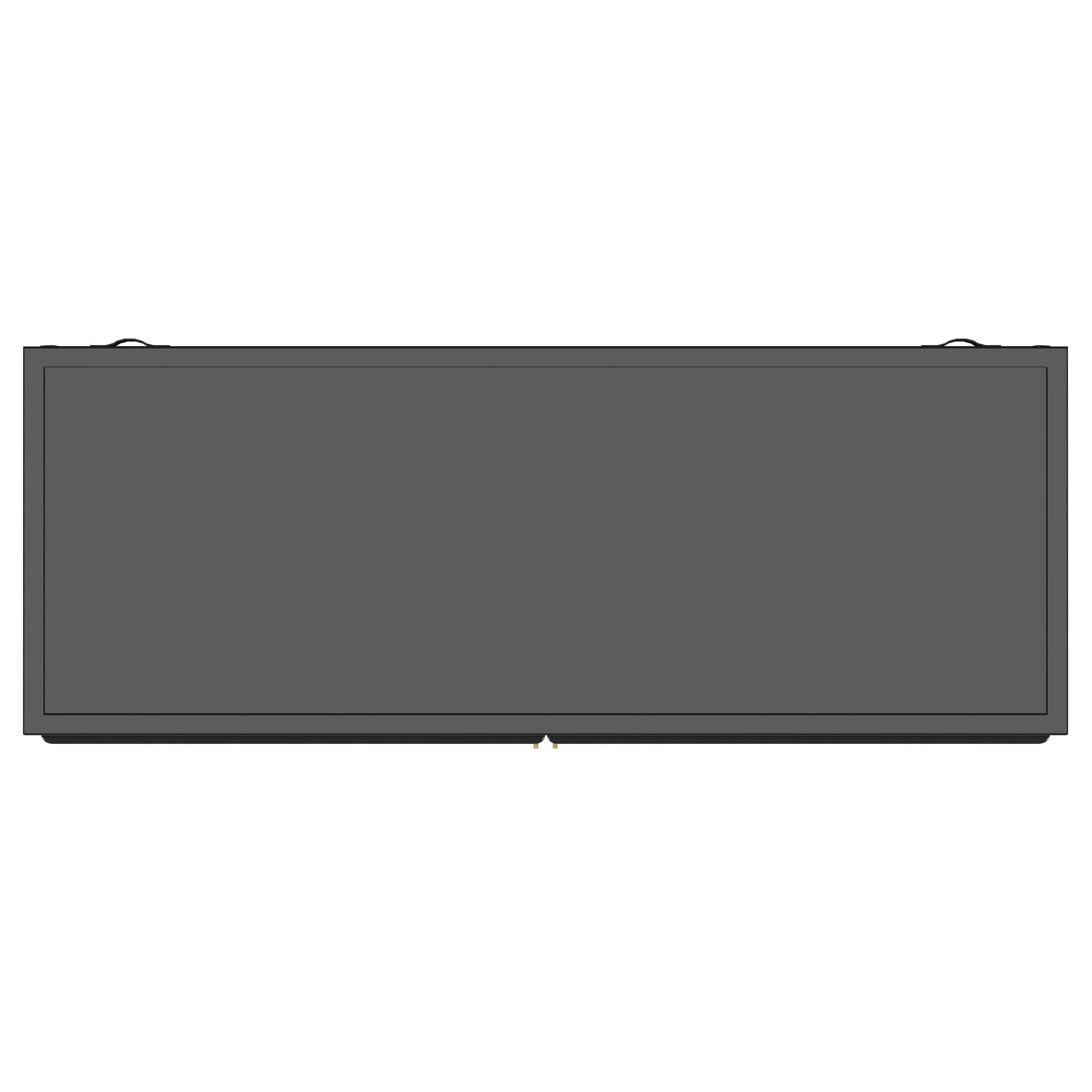 Dalia Black 2-Door Accent Storage Cabinet with Shelving - Image 8