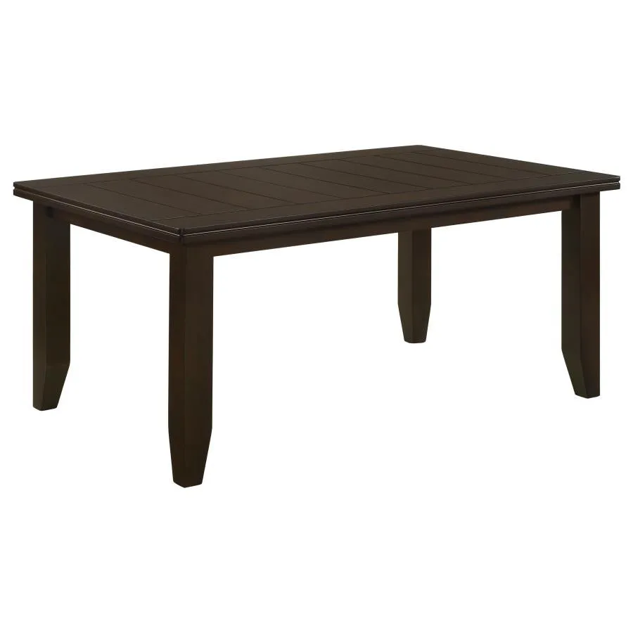 Dalila Cappuccino/Black 6-Piece Dining Set - Image 3