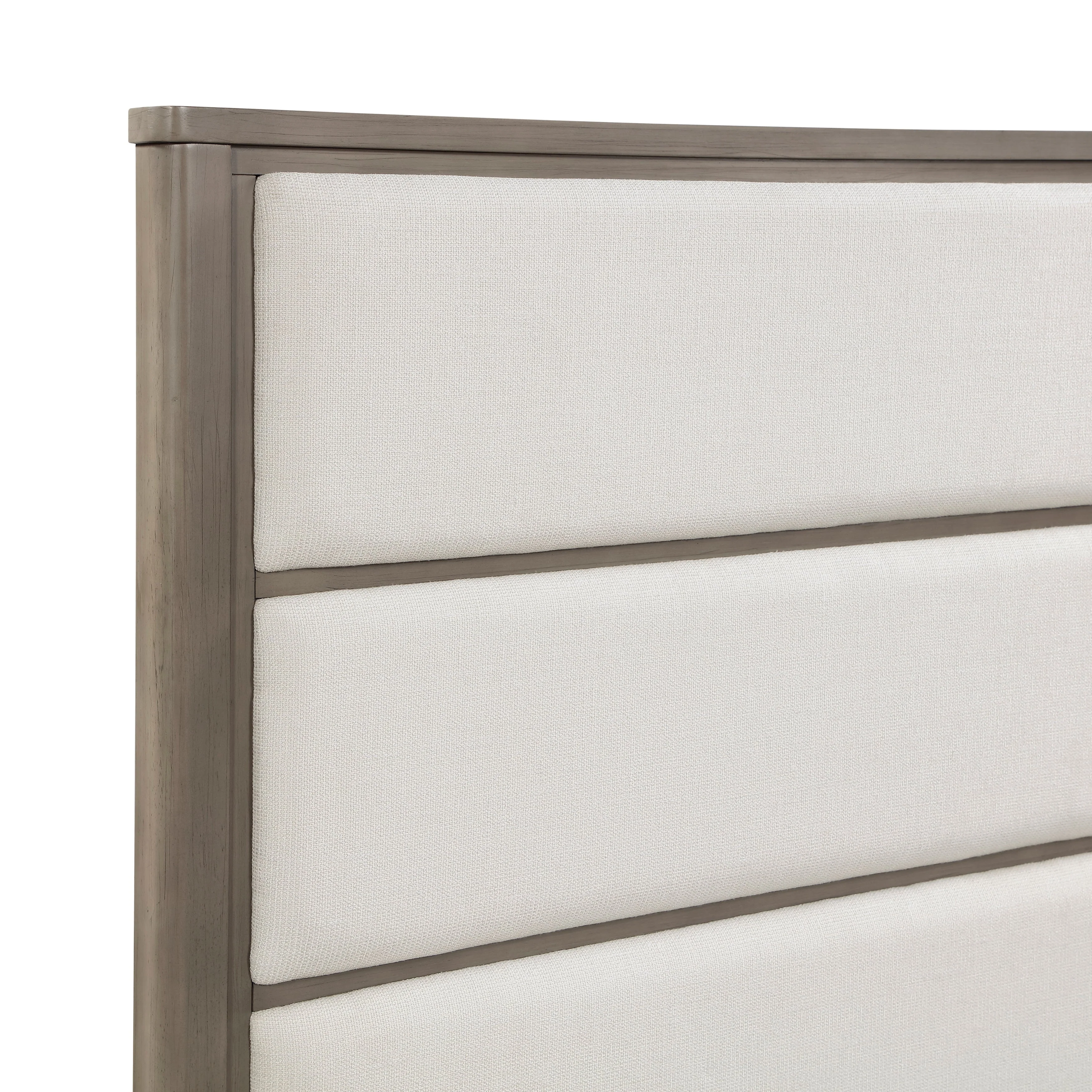 Dalston Light Gray/Beige California King Bed - Image 5