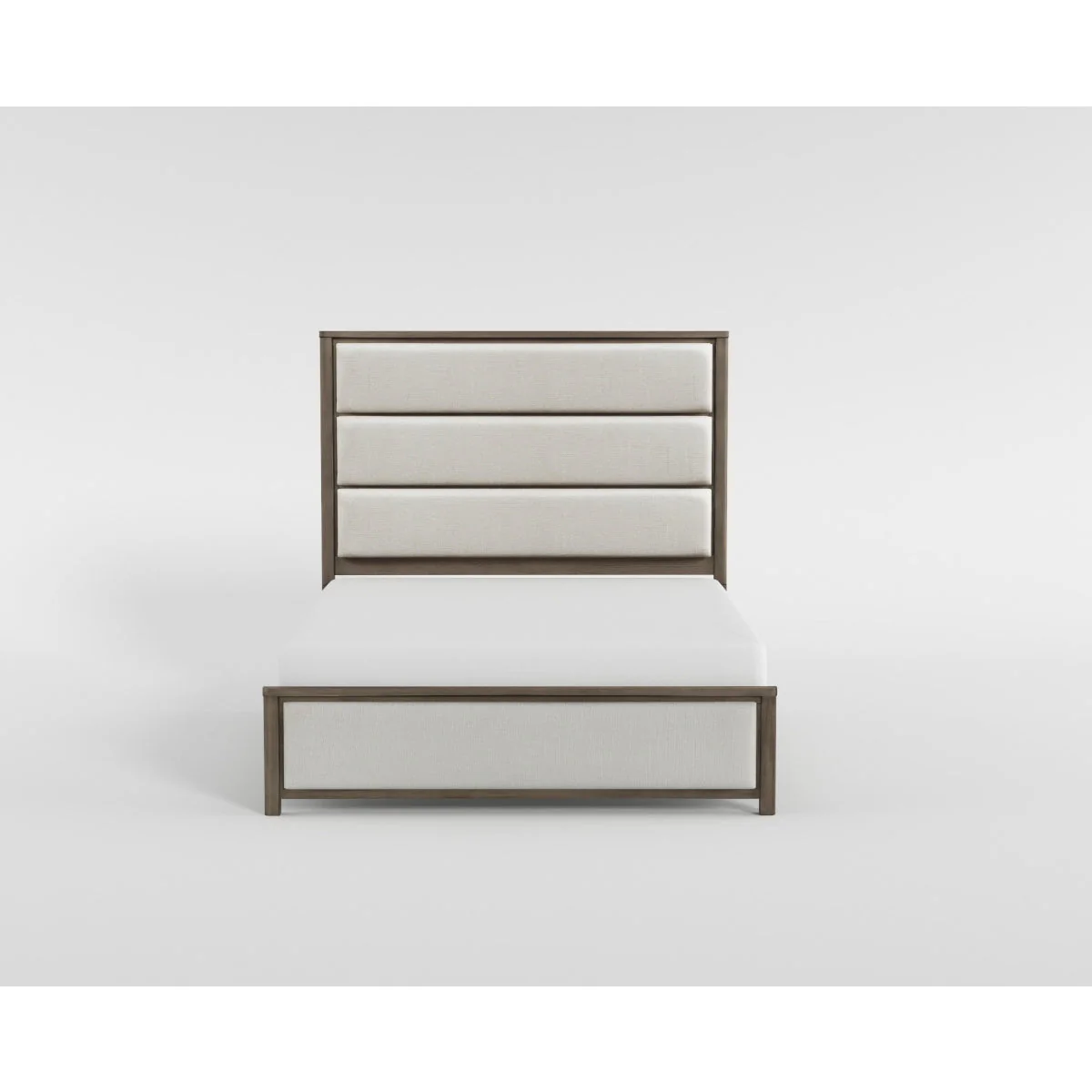 Dalston Light Gray/Beige California King Bed - Image 9