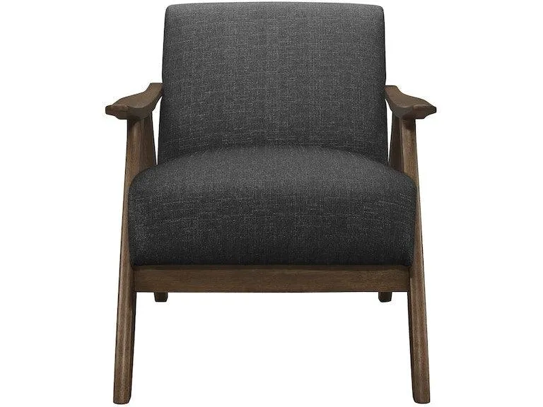 Damala Dark Gray Accent Chair - Image 2