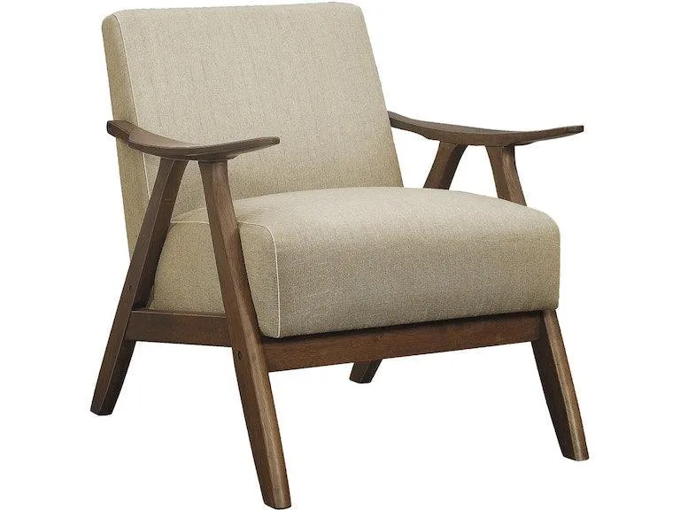 Damala Light Brown Accent Chair - Image 3