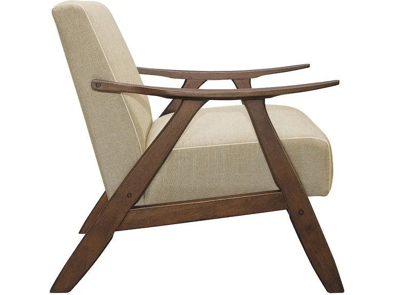 Damala Light Brown Accent Chair - Image 4