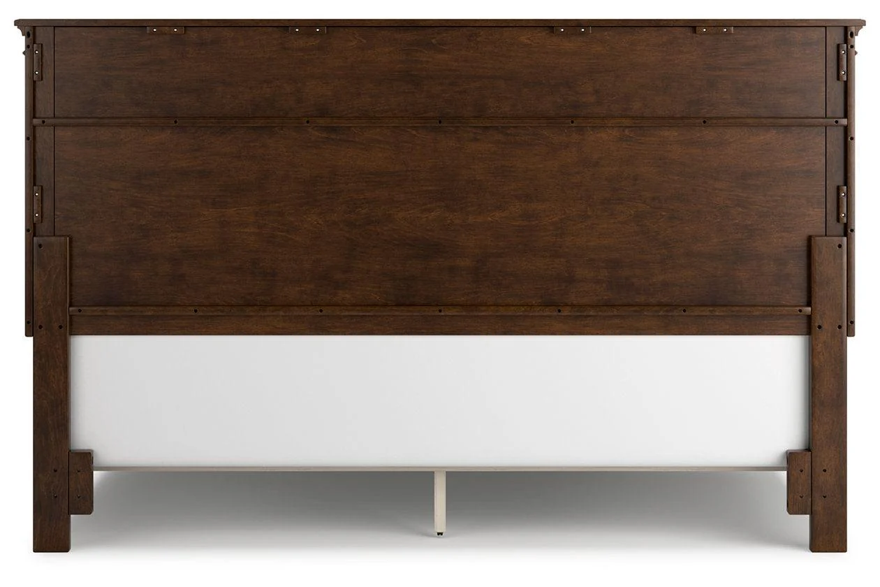 Danabrin Brown California King Panel Bed - Image 5