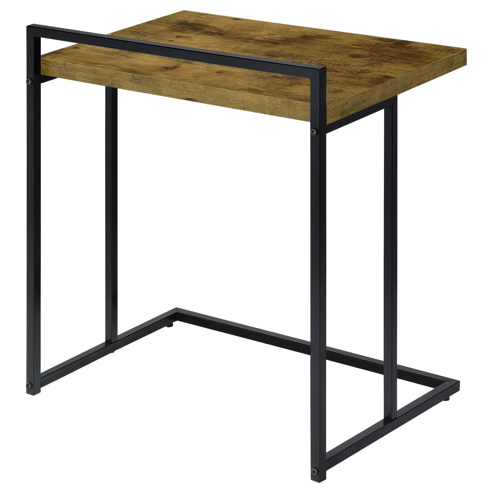 Dani Rectangular Snack Table with Metal Base - Image 4