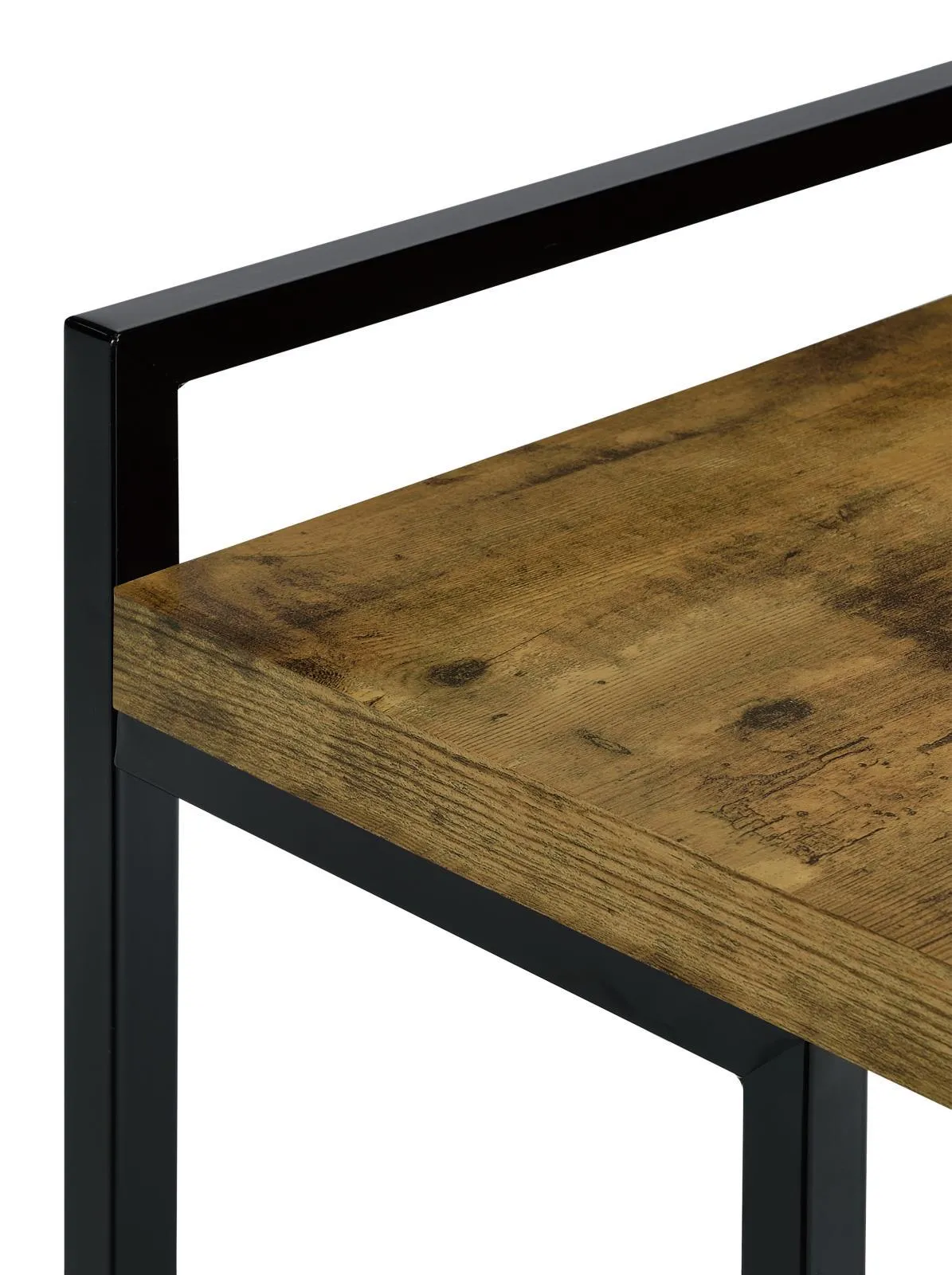 Dani Rectangular Snack Table with Metal Base - Image 5