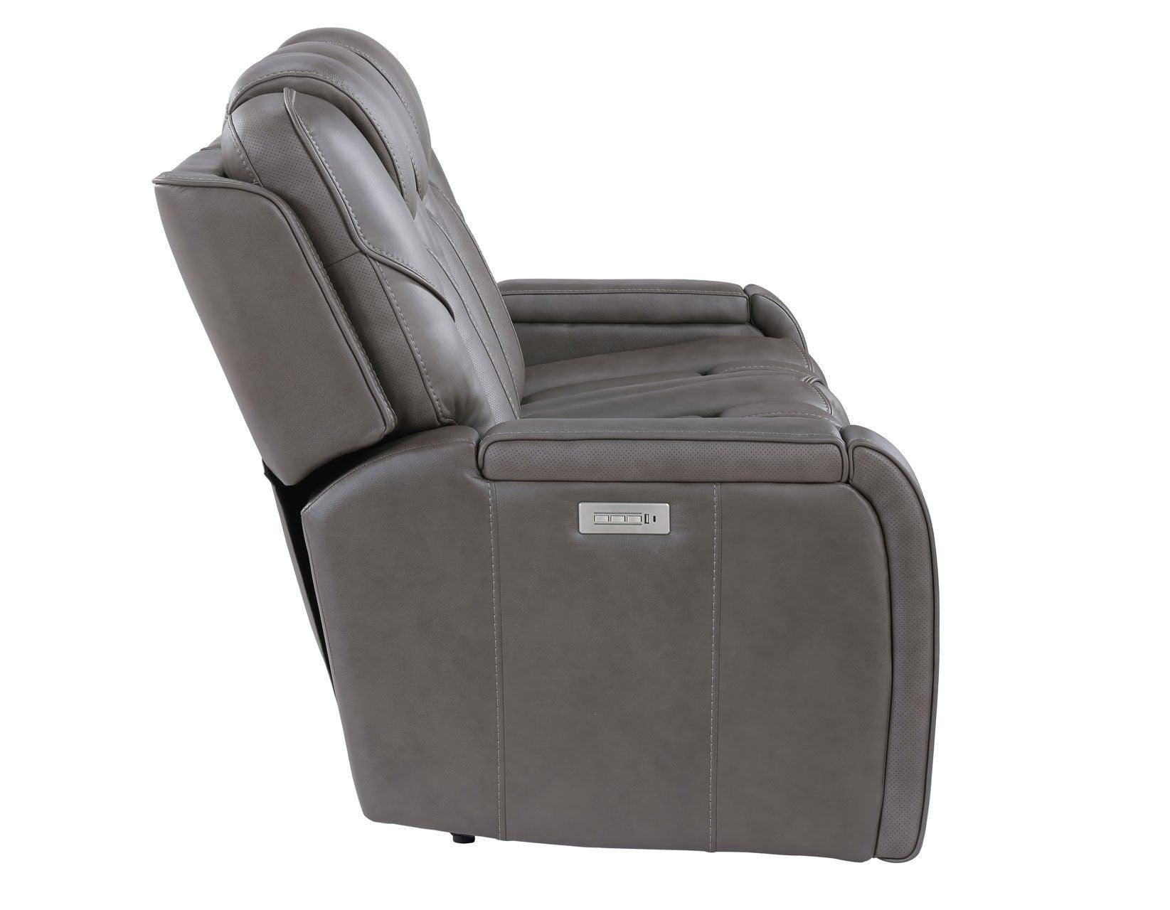 Daniel 3-Piece Triple Power Leather Manual Reclining Set - Image 17