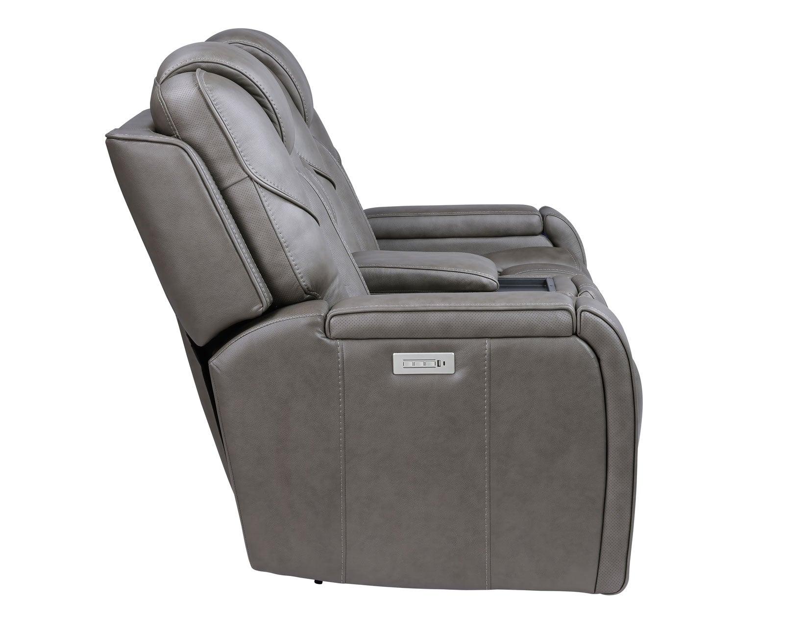 Daniel 3-Piece Triple Power Leather Manual Reclining Set - Image 19
