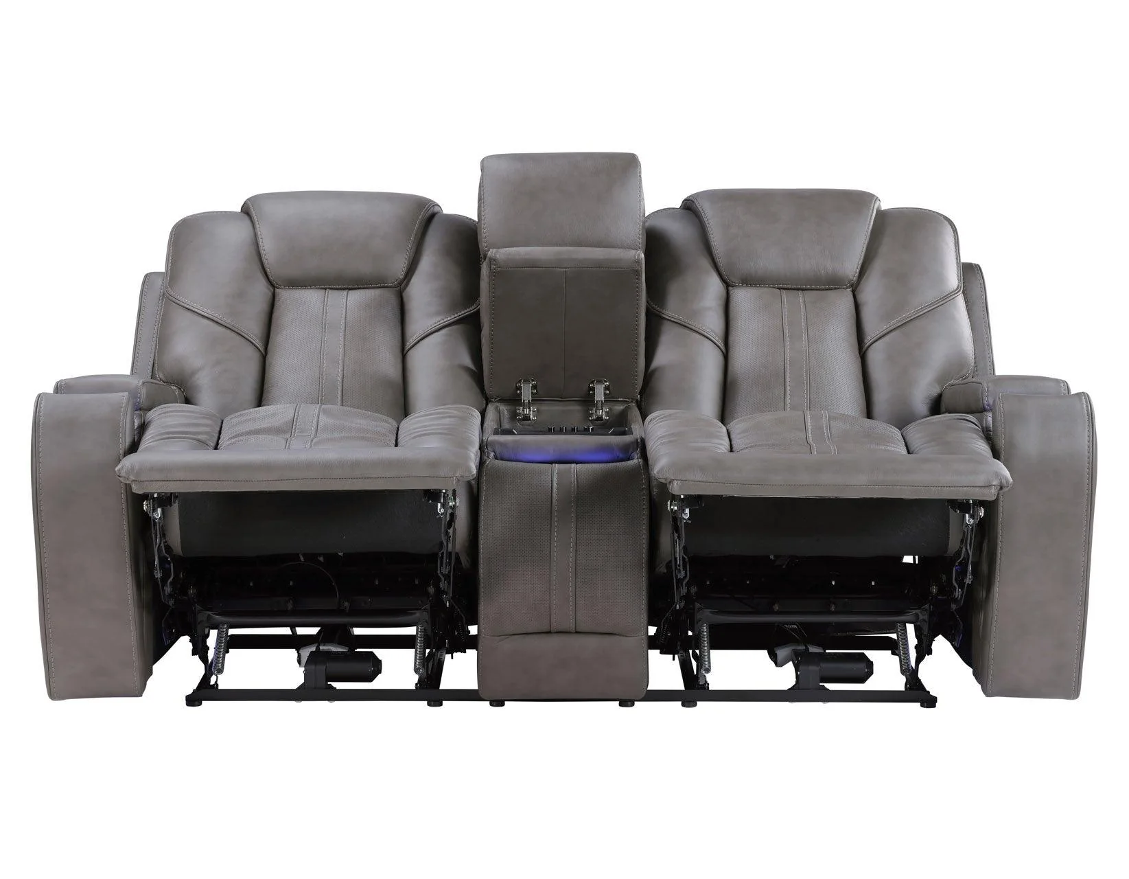 Daniel 3-Piece Triple Power Leather Manual Reclining Set - Image 23