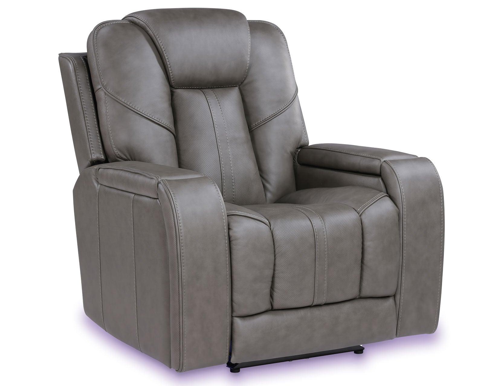 Daniel 3-Piece Triple Power Leather Manual Reclining Set - Image 26