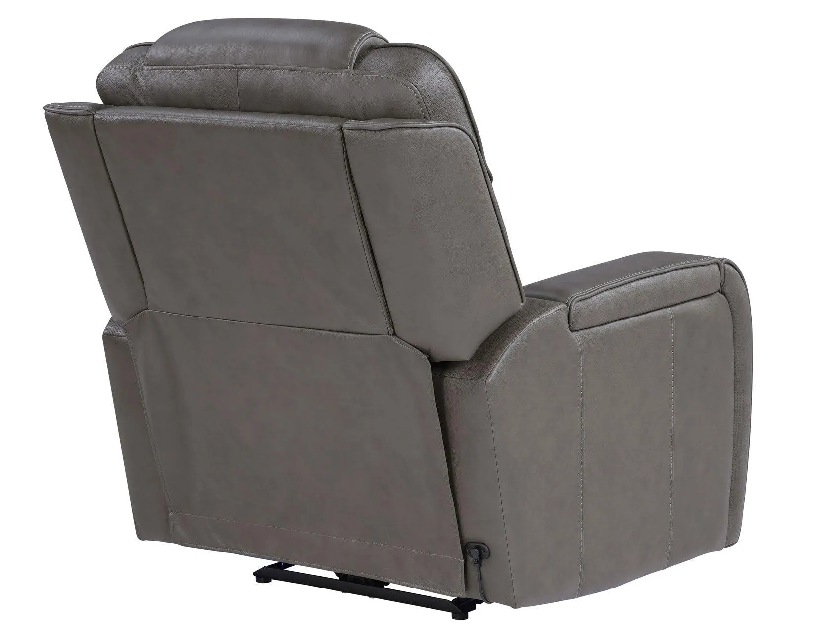 Daniel Triple Power Home Theater Leather Recliner with Built-in Speakers - Image 9