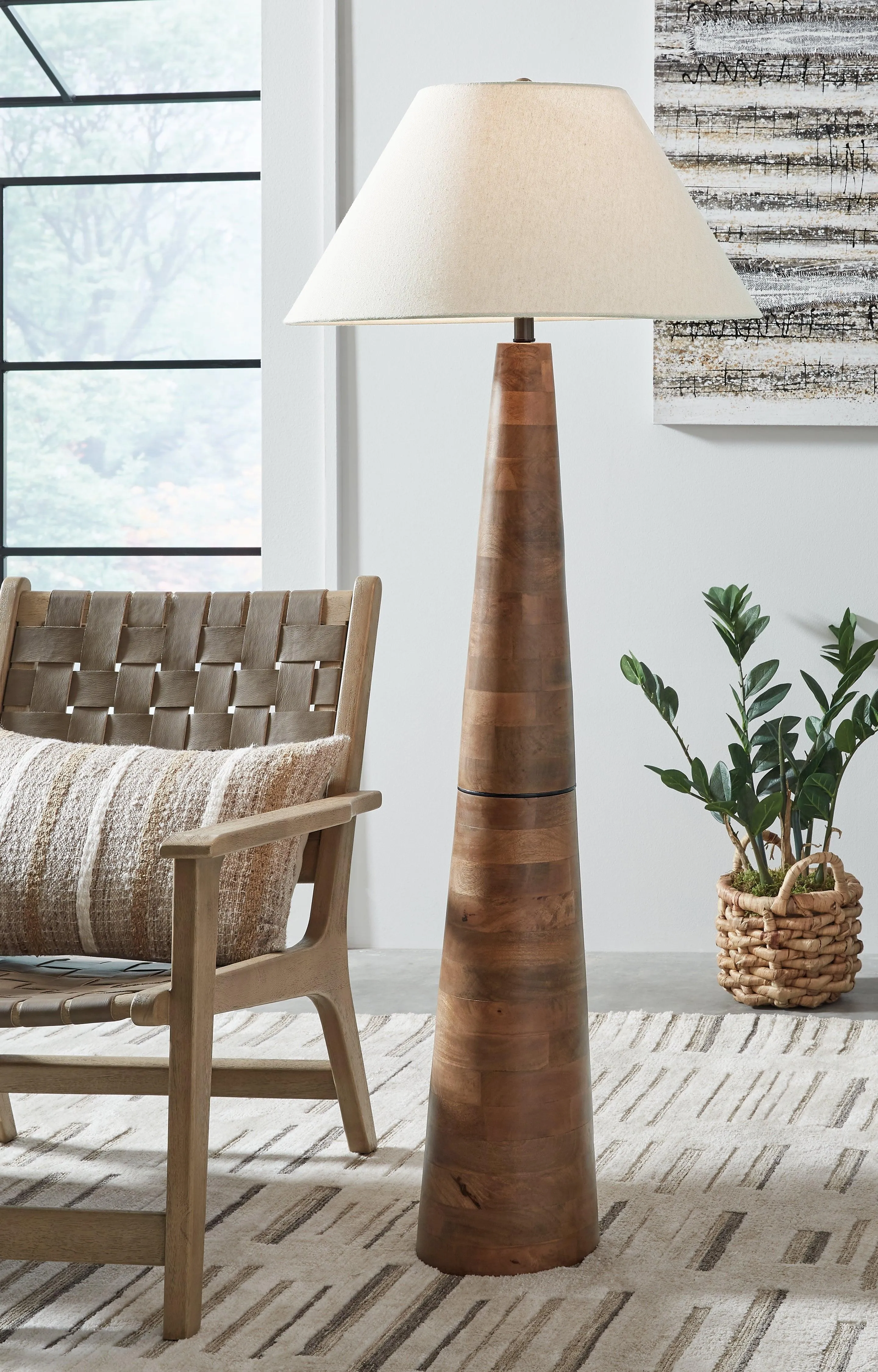 Danset Brown Floor Lamp - Image 5