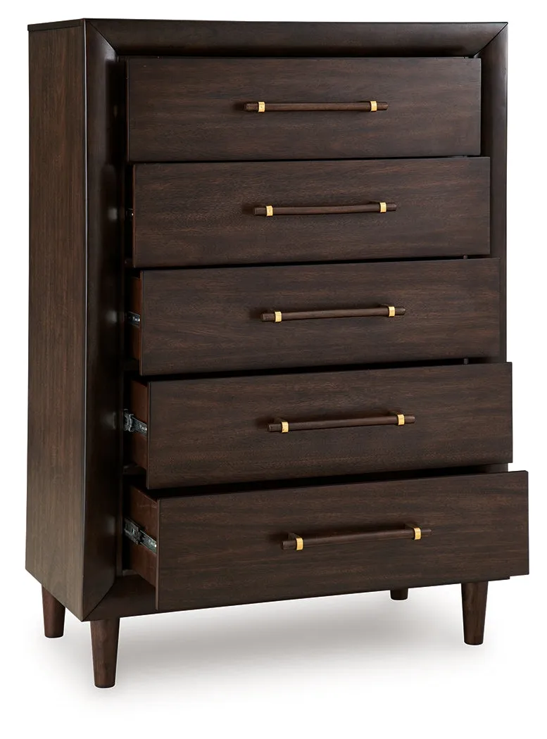Dantenton Merlot Chest of Drawers - Image 3