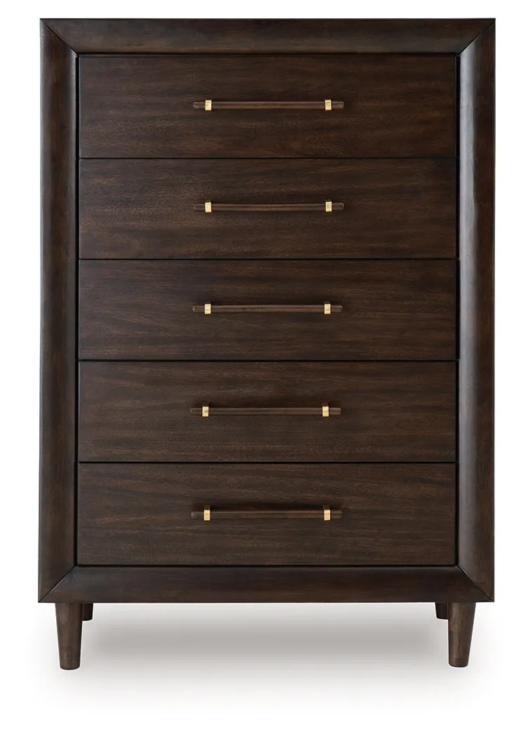 Dantenton Merlot Chest of Drawers - Image 4