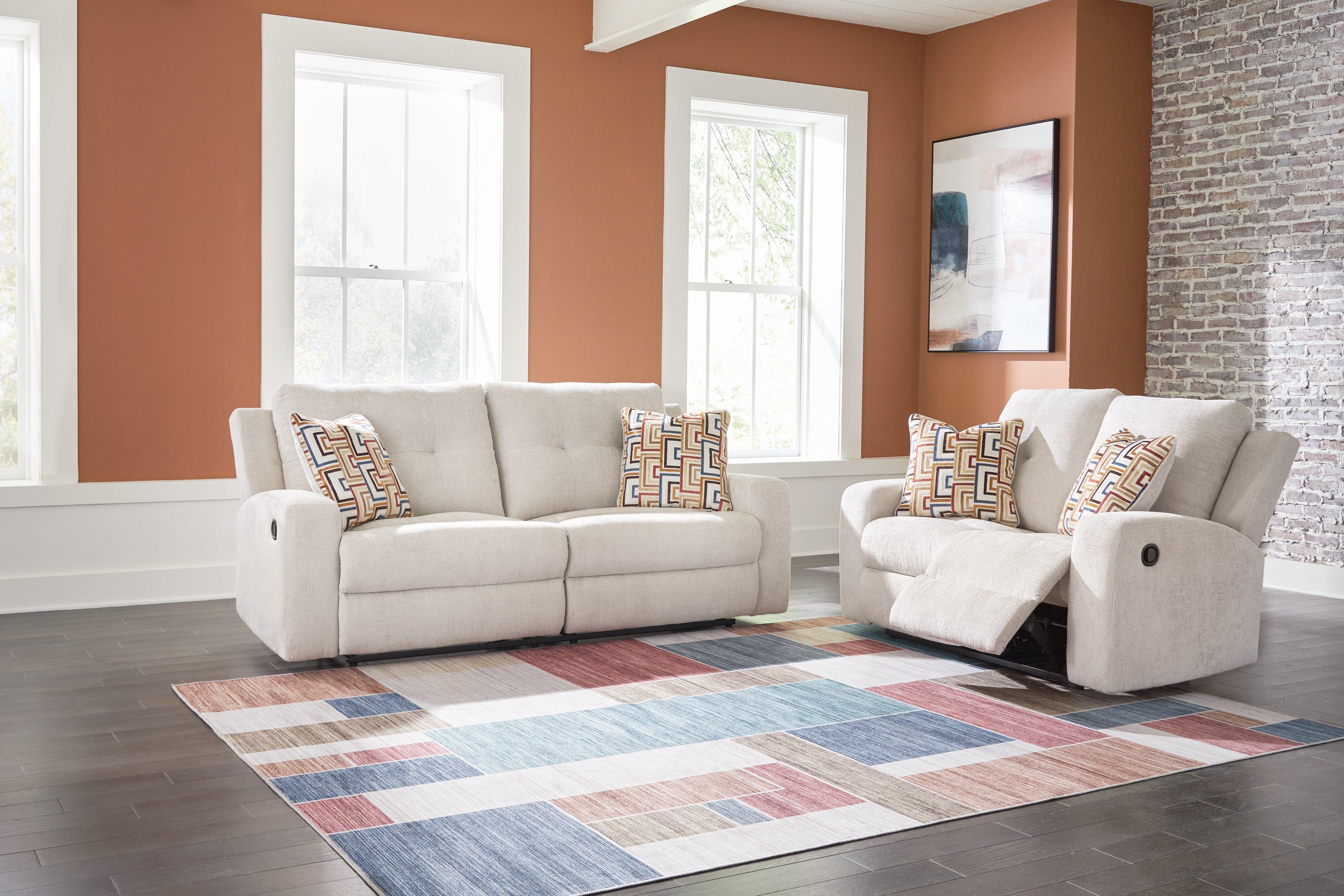 Danum Stone Manual Reclining Sofa and Loveseat - Image 7