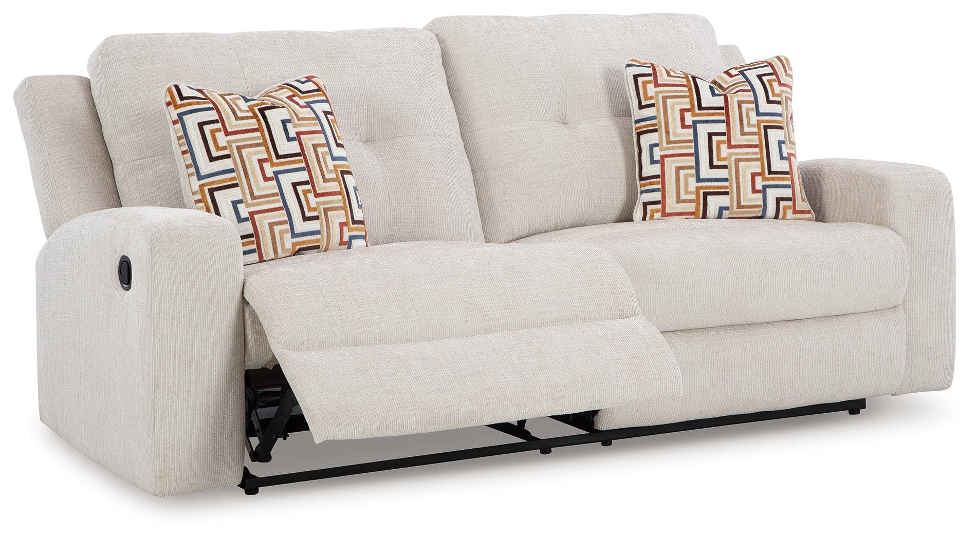 Danum Stone Manual Reclining Sofa - Image 3