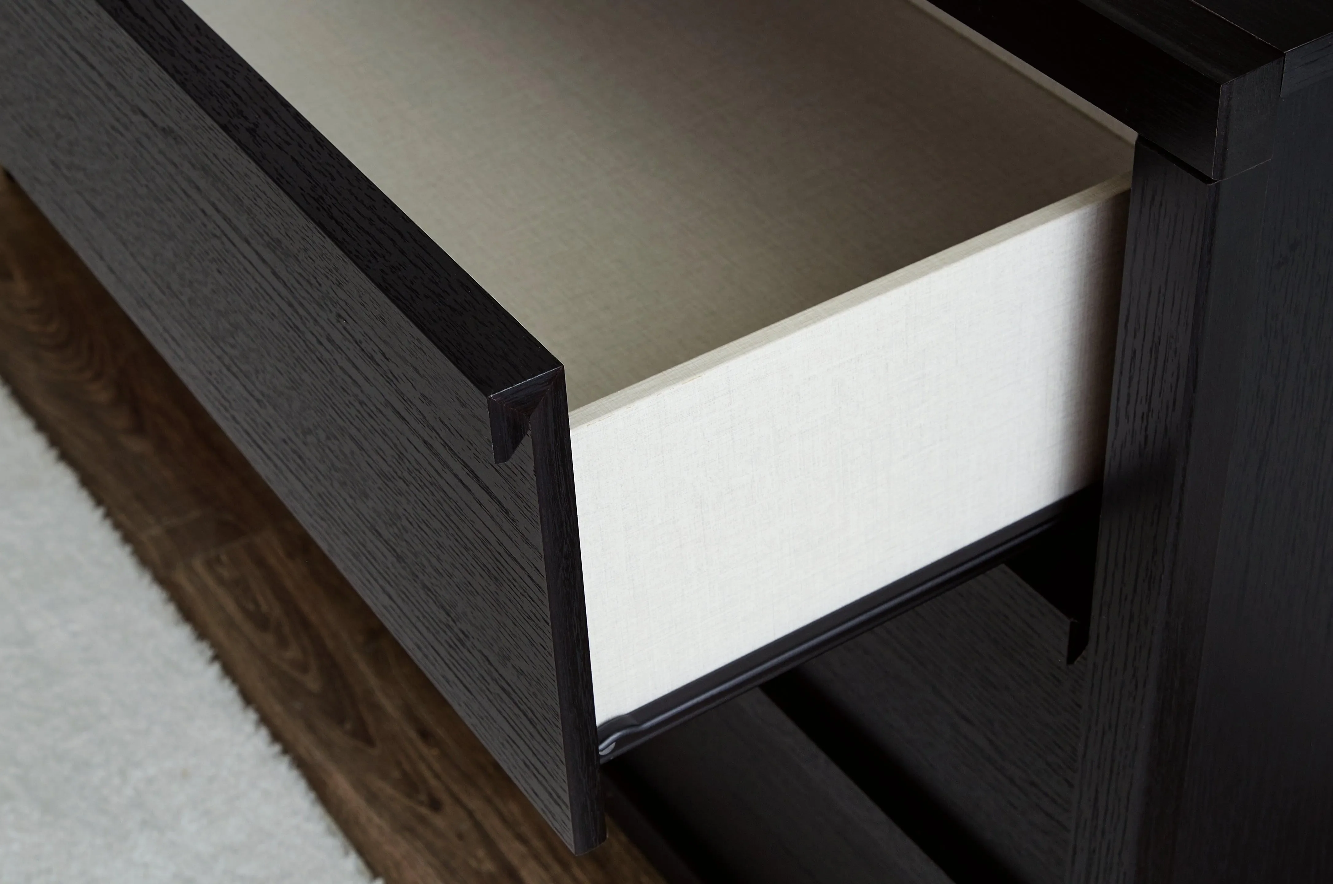 Danziar Black Chest of Drawers - Image 6