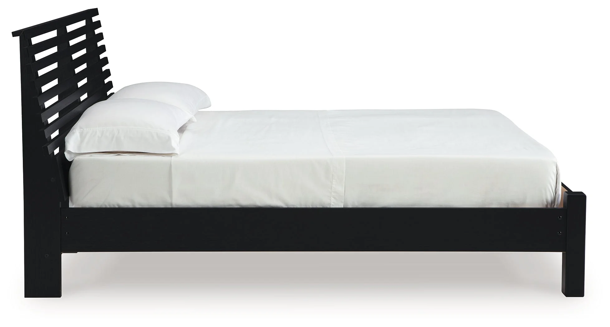 Danziar Black Full Slat Platform Bed - Image 6