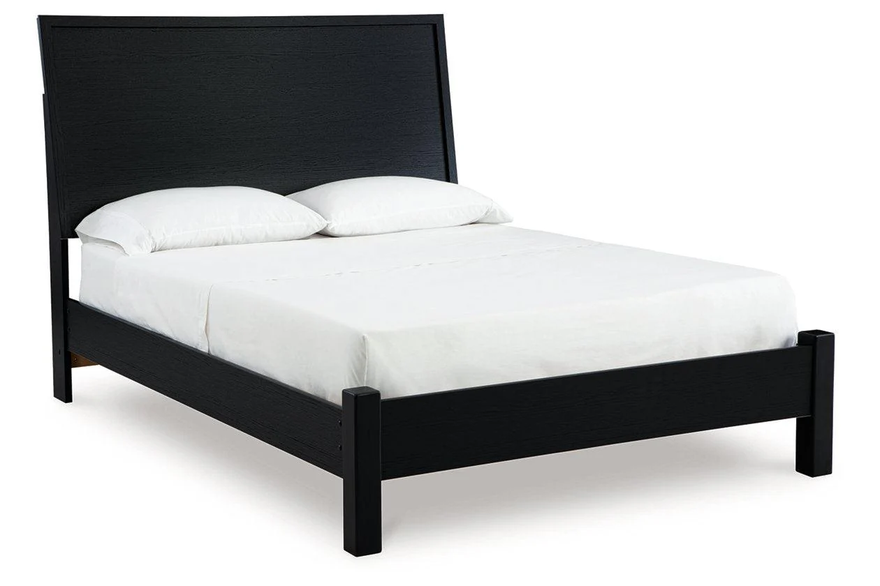 Danziar Black Queen Platform Bed - Image 6
