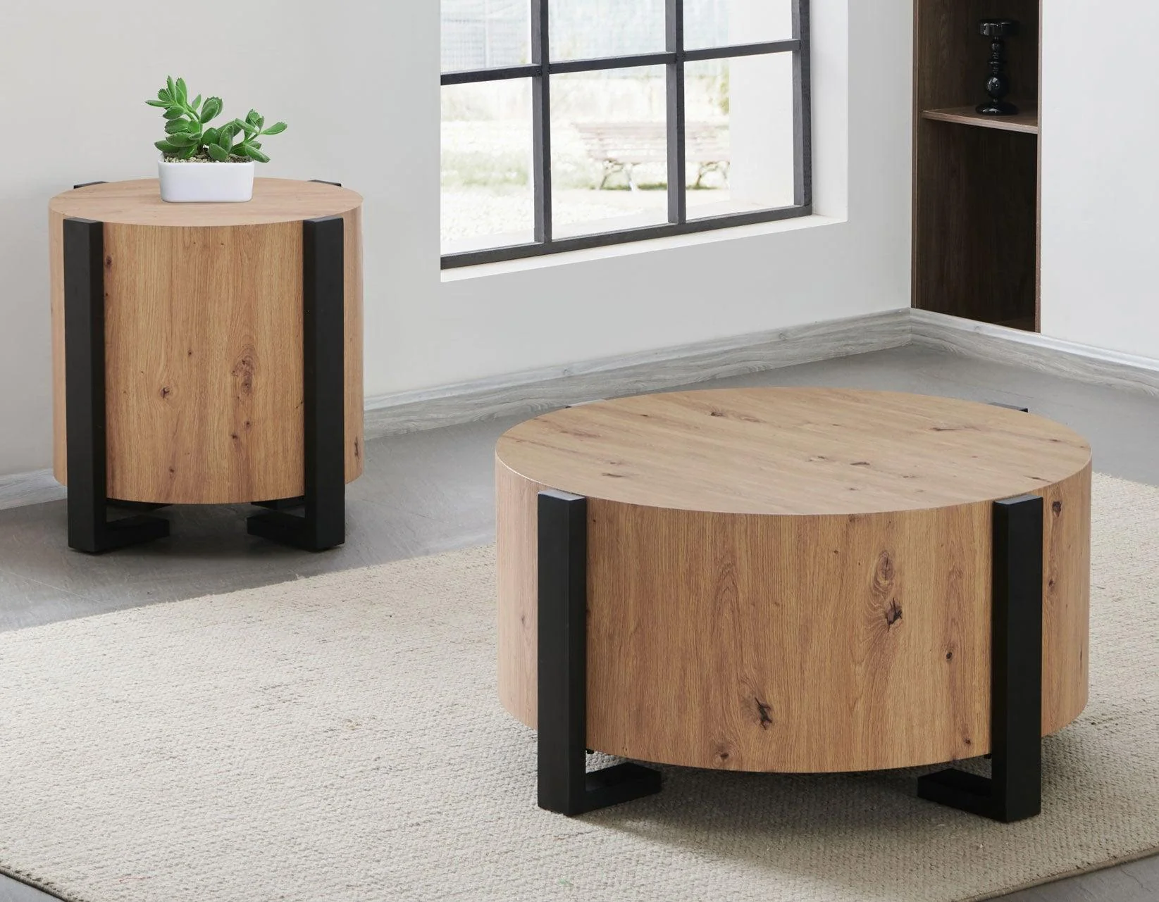 Darcie Faux-Wood End Table - Image 5