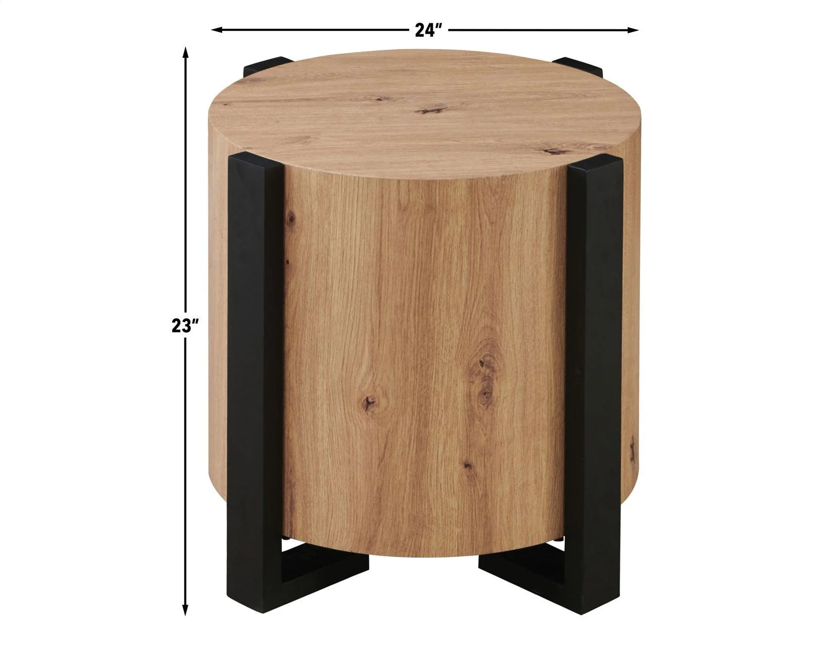 Darcie Faux-Wood End Table - Image 7