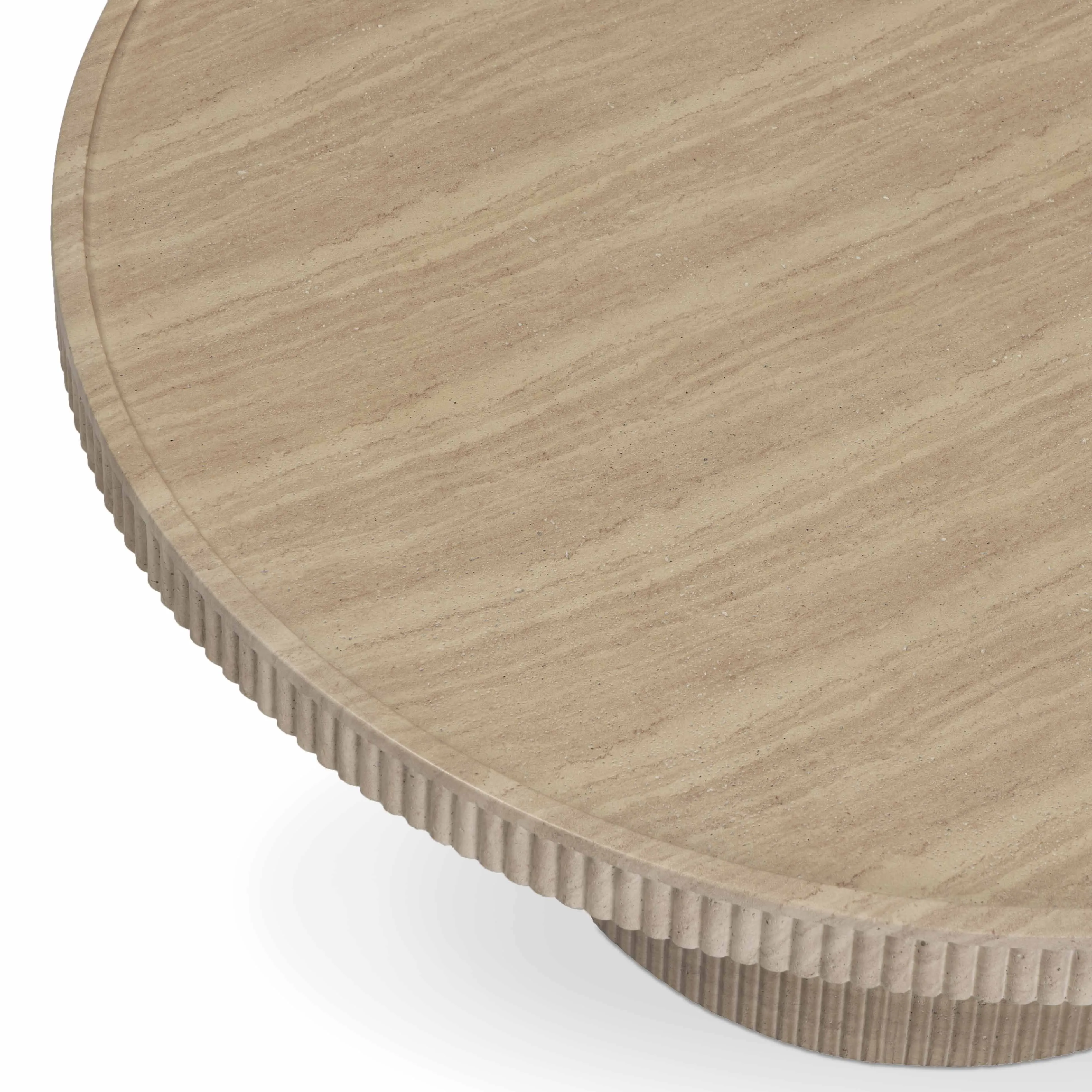 Darcy 36" Concrete Indoor / Outdoor Round Coffee Table - Image 3