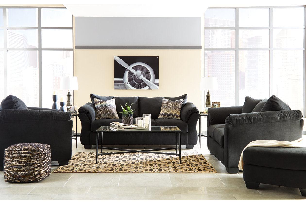 Darcy Black Sofa - Image 12