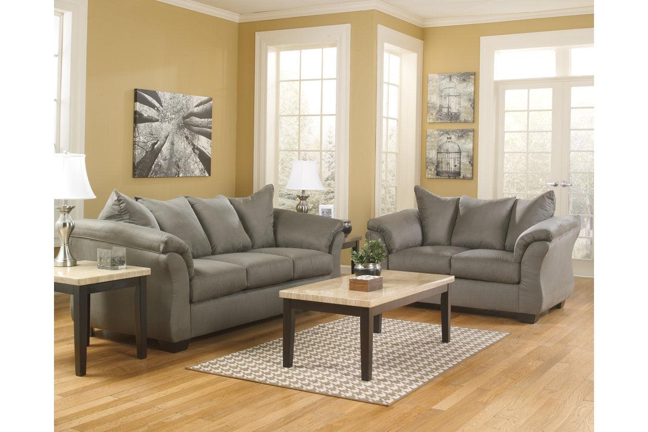Darcy Cobblestone Loveseat - Image 5